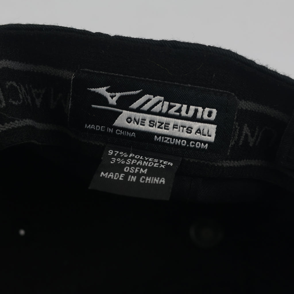 Thrifted Mizuno Black ASJ Running Club Sports Cap