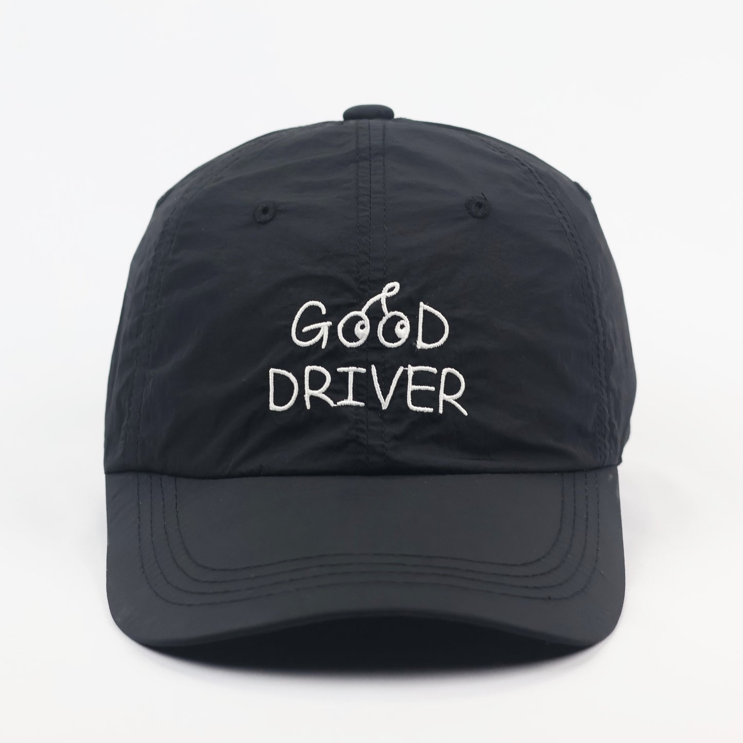 Korean Water-Resistant Black Nylon Thrifted Hat – Cherry Driver Seoul Streetwear