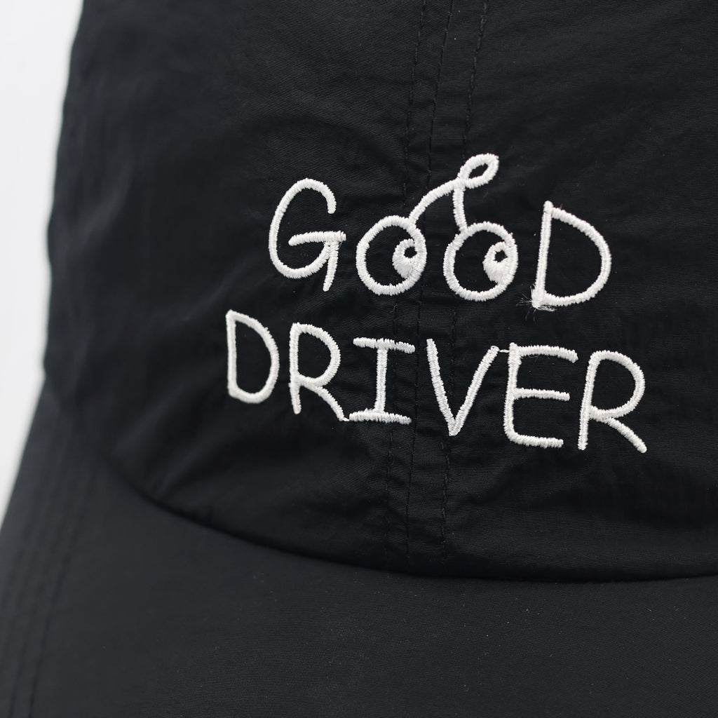 Korean Water-Resistant Black Nylon Thrifted Hat – Cherry Driver Seoul Streetwear