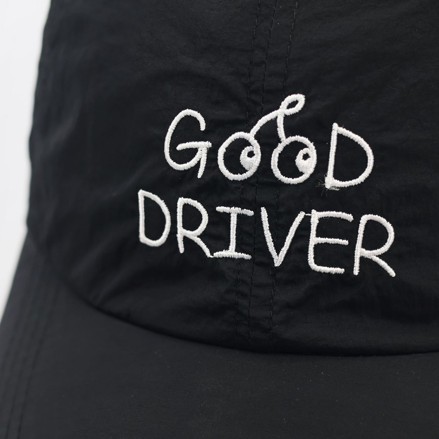 Korean Water-Resistant Black Nylon Thrifted Hat – Cherry Driver Seoul Streetwear