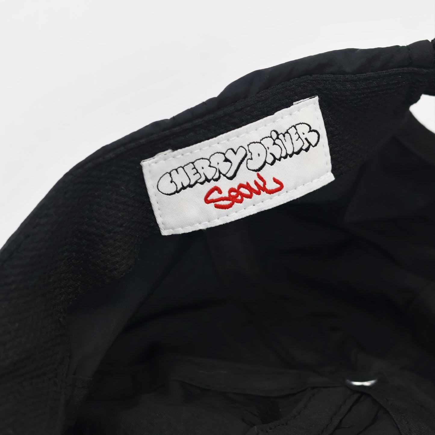 Korean Water-Resistant Black Nylon Thrifted Hat – Cherry Driver Seoul Streetwear