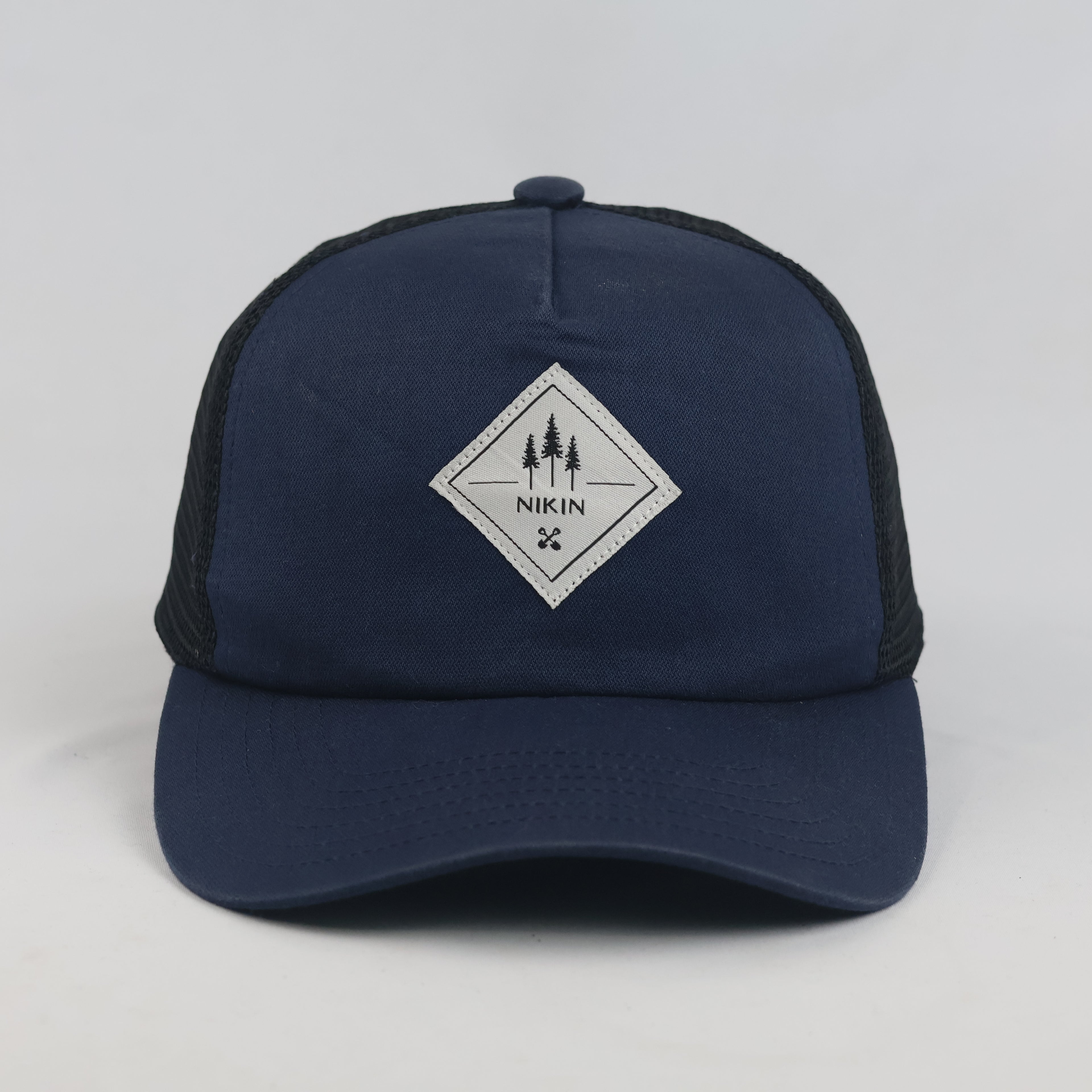 Thrifted NIKIN Navy Blue Organic Cotton Mesh Trucker Cap (55-57 cm)
