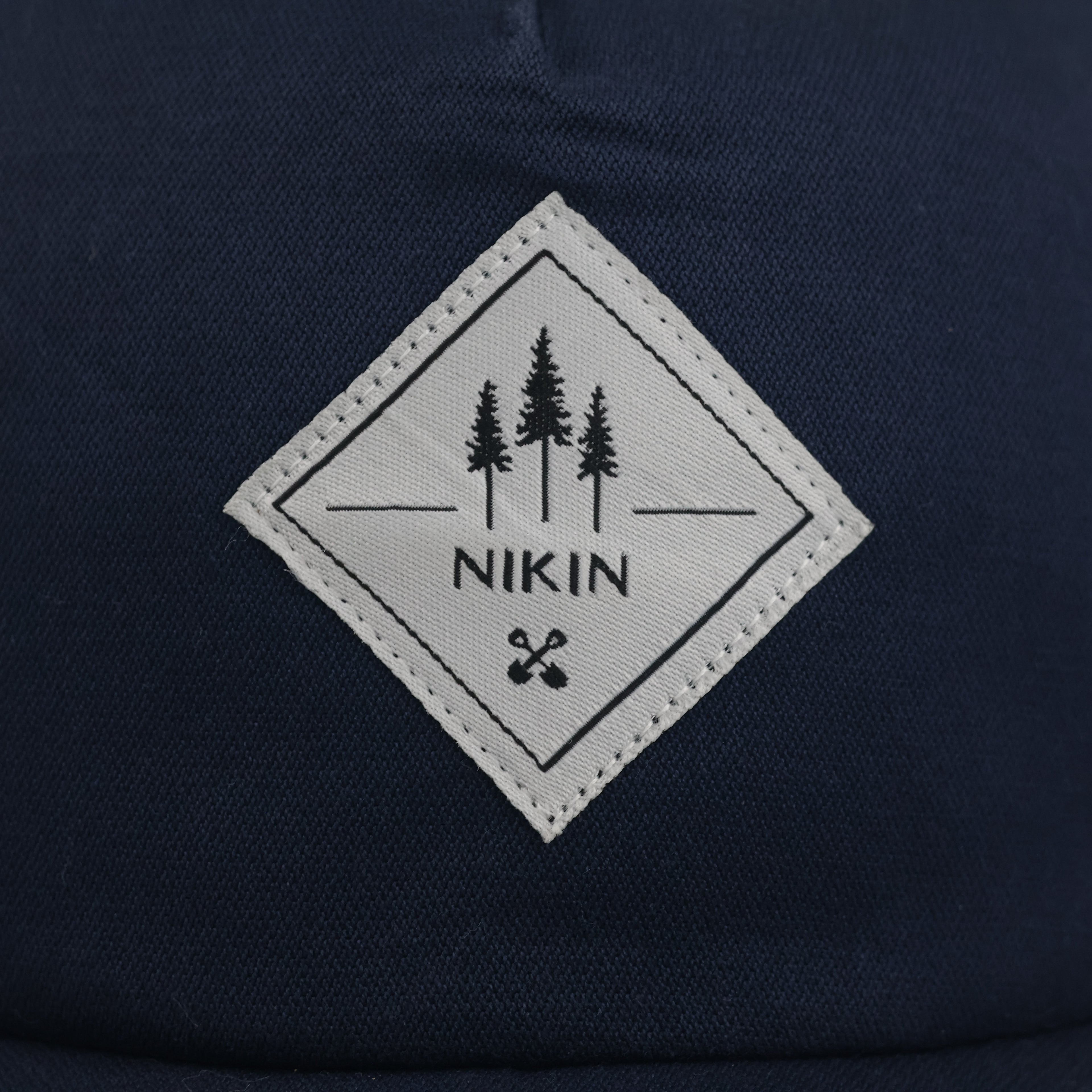 Thrifted NIKIN Navy Blue Organic Cotton Mesh Trucker Cap (55-57 cm)