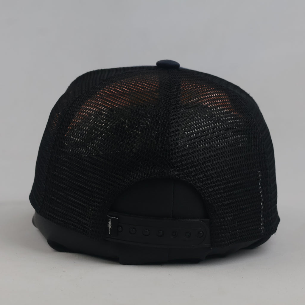Thrifted NIKIN Navy Blue Organic Cotton Mesh Trucker Cap (55-57 cm)