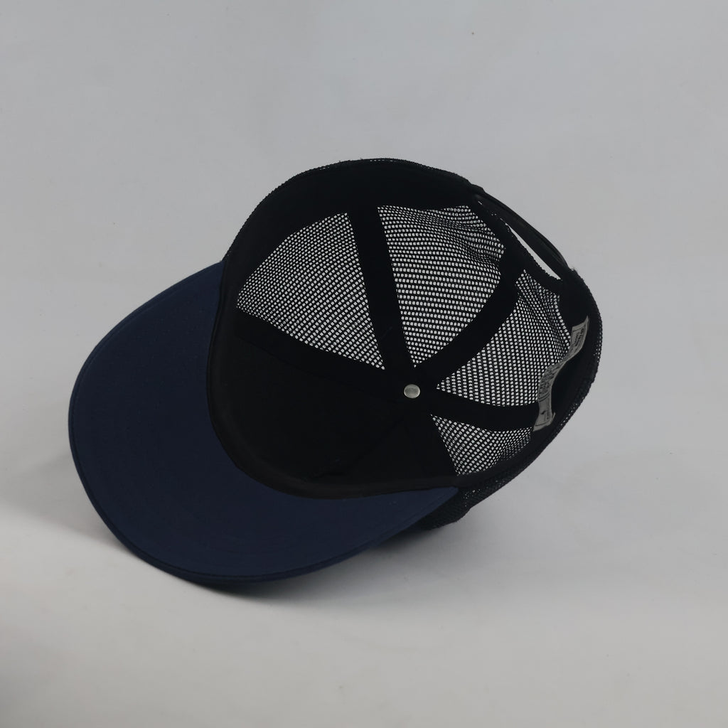 Thrifted NIKIN Navy Blue Organic Cotton Mesh Trucker Cap (55-57 cm)