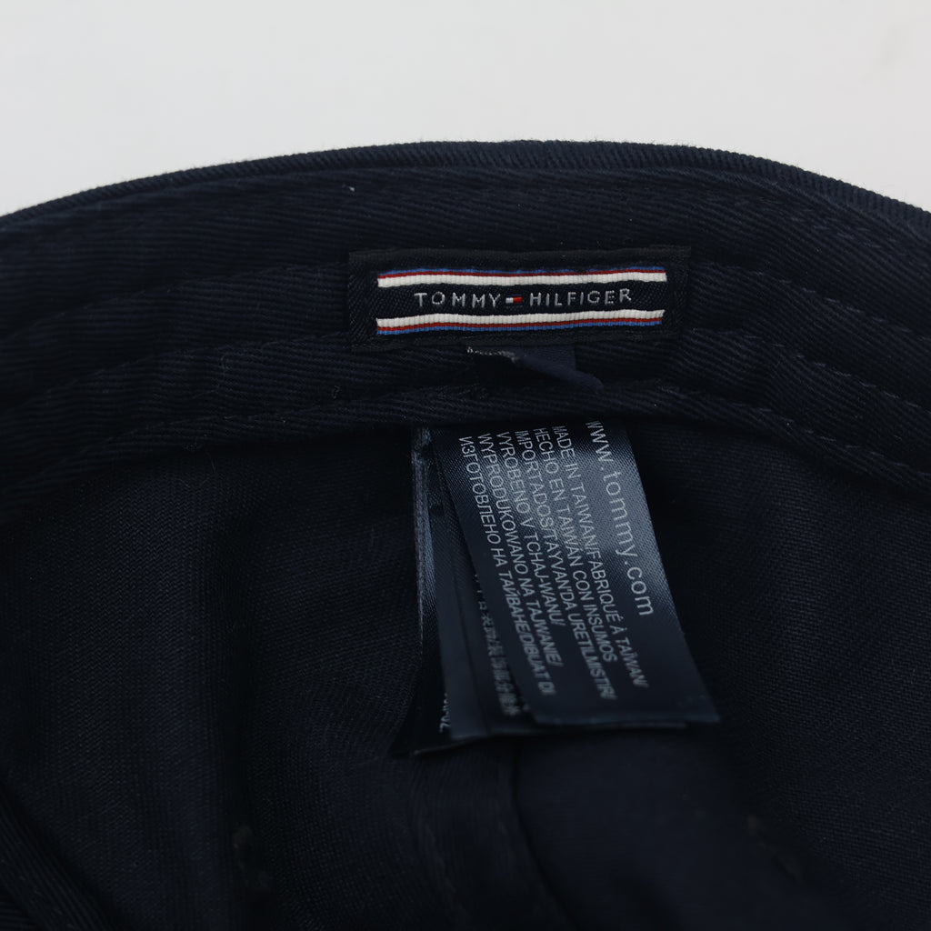 Authentic Tommy Hilfiger Logo Cap – Navy Blue Adjustable Thrifted Baseball Hat