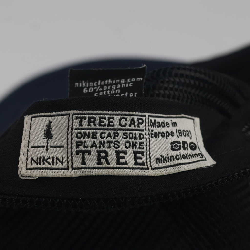 Thrifted NIKIN Navy Blue Organic Cotton Mesh Trucker Cap (55-57 cm)