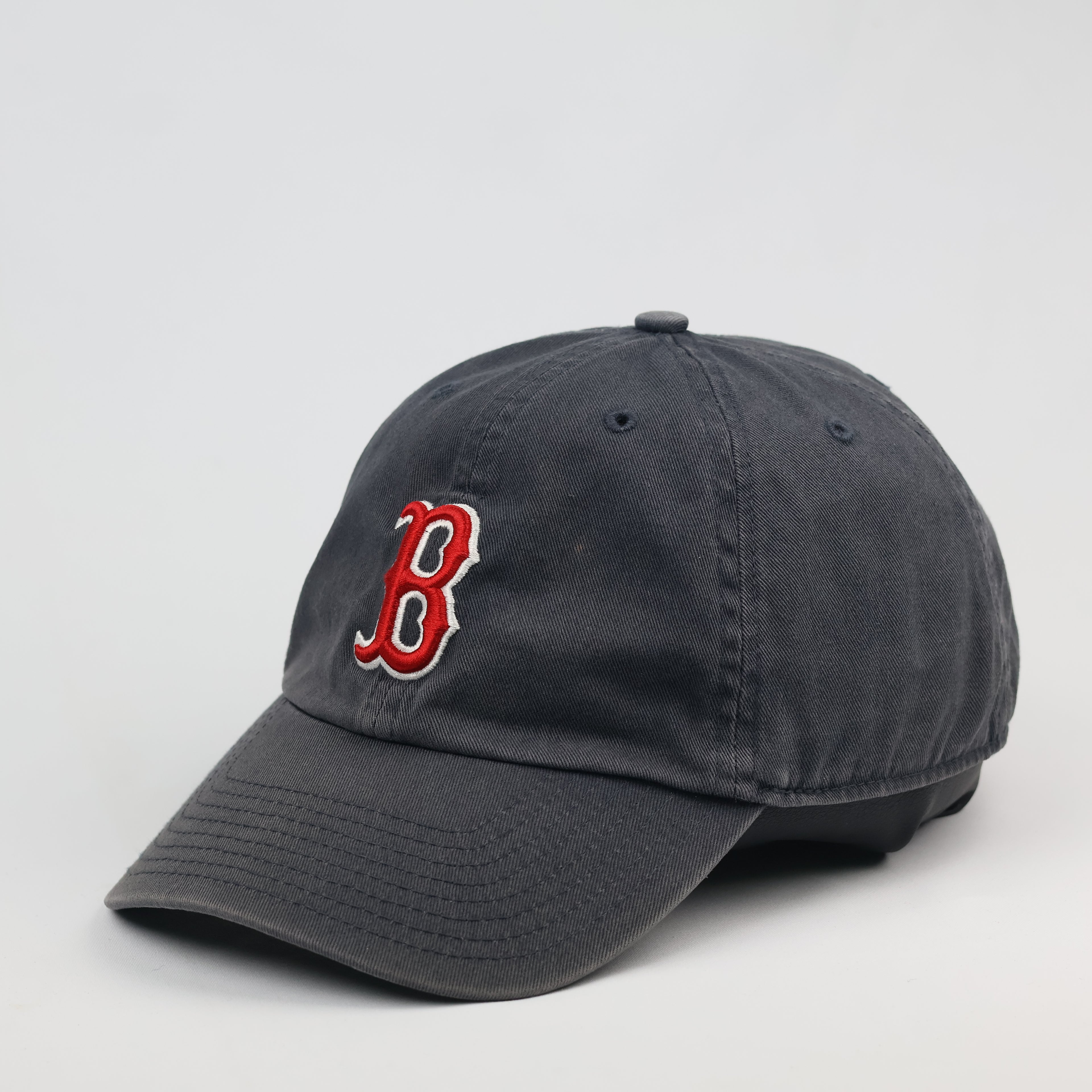 Boston Red Sox '47 Brand Fitted Hat - Charcoal Grey "The Franchise" Cap