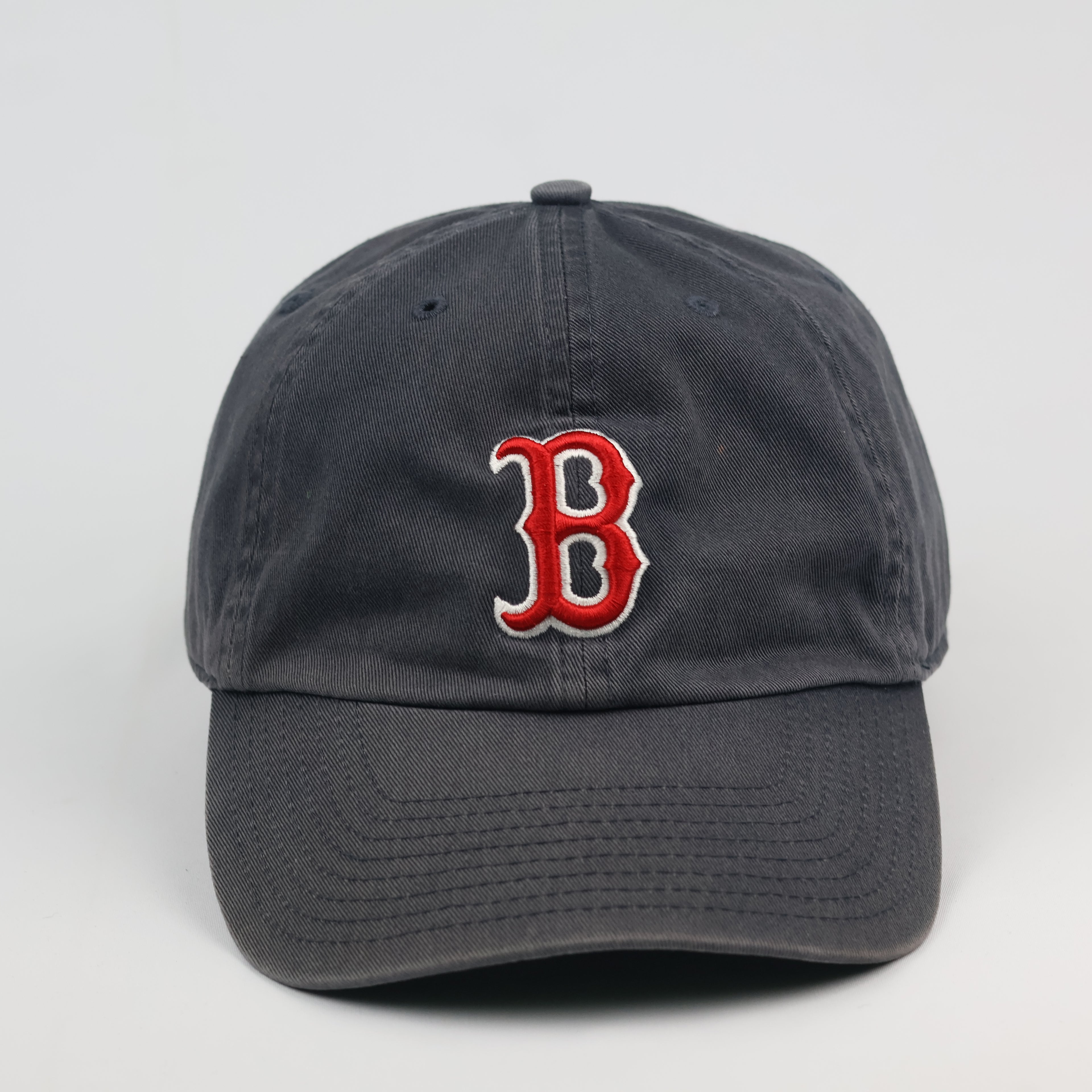 Boston Red Sox '47 Brand Fitted Hat - Charcoal Grey "The Franchise" Cap