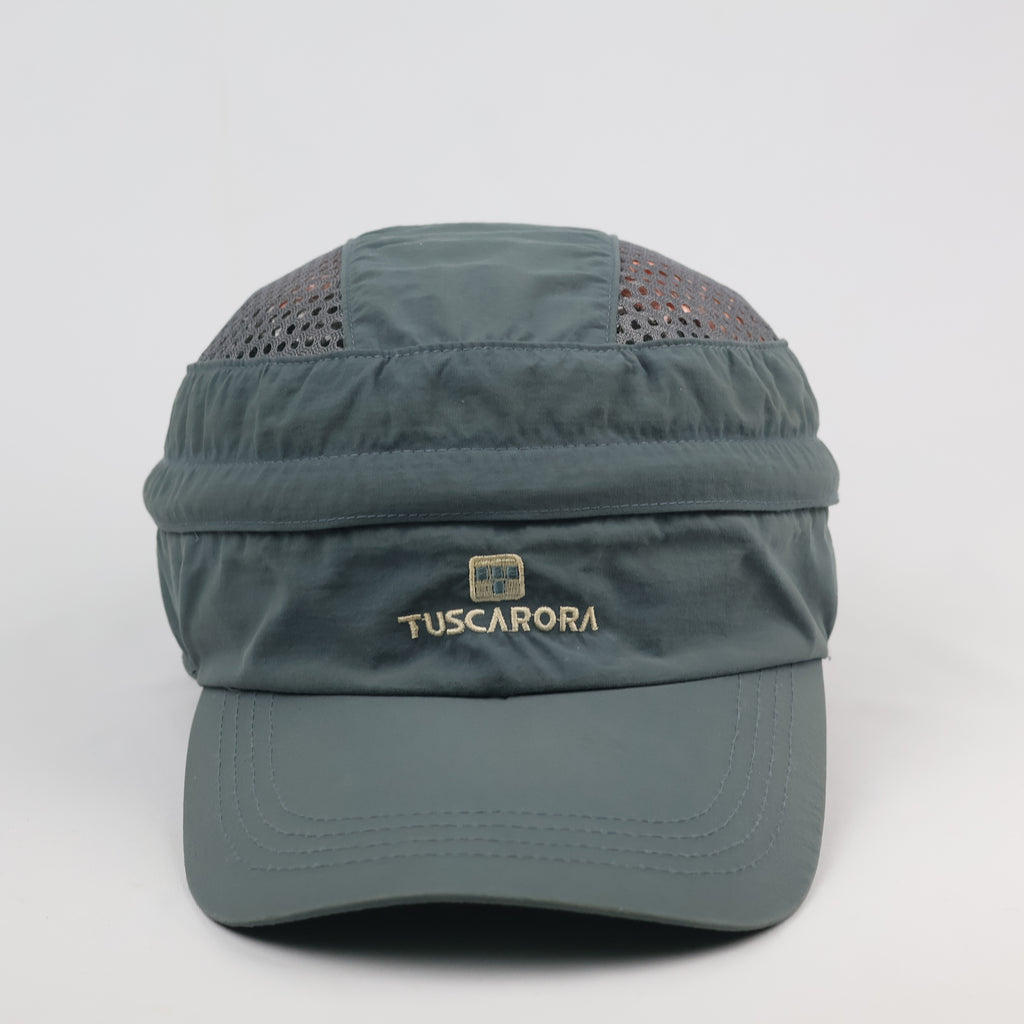 Tuscarora 2-in-1 Convertible Hiking Cap - Detachable Top Sun Visor - Teal Grey