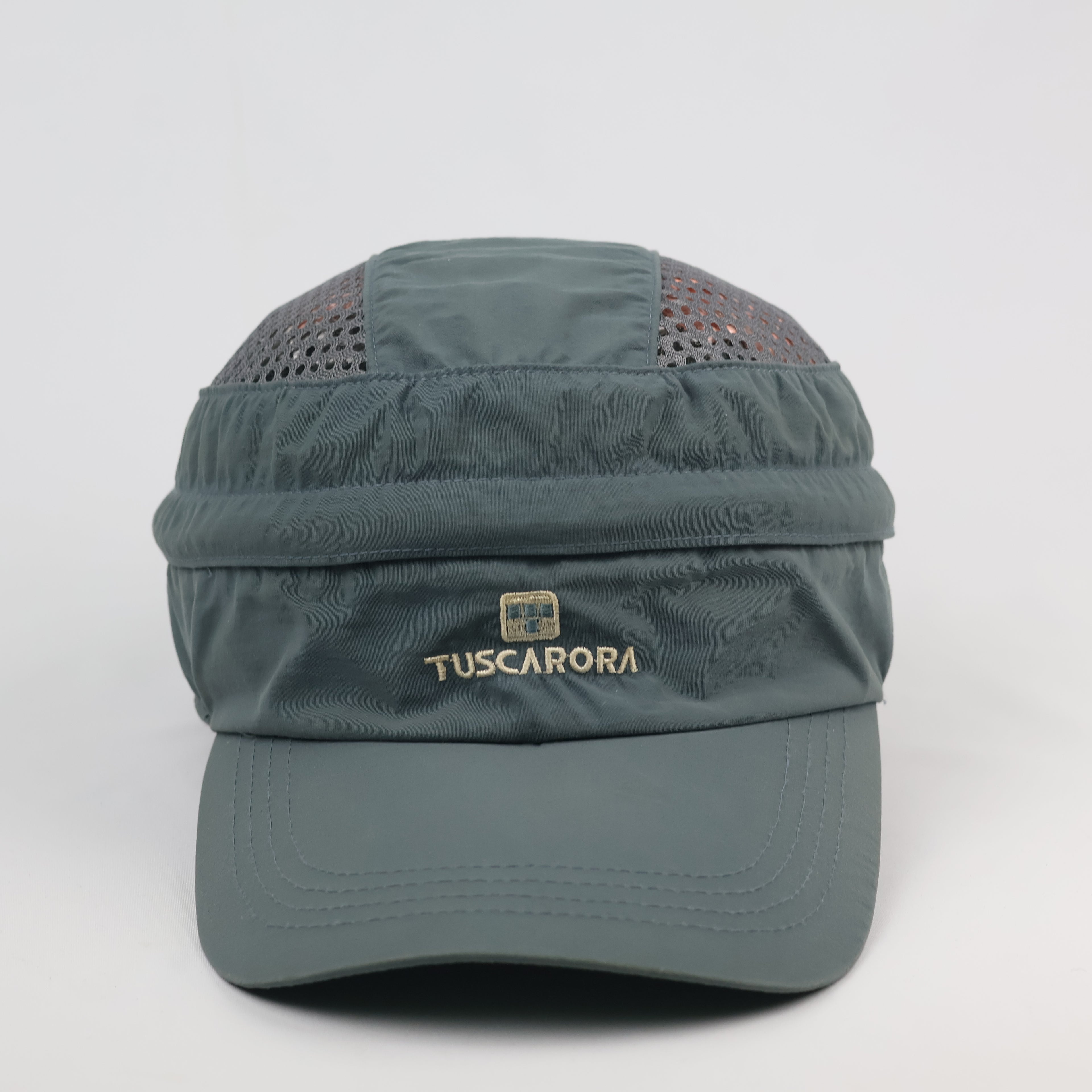 Tuscarora 2-in-1 Convertible Hiking Cap - Detachable Top Sun Visor - Teal Grey