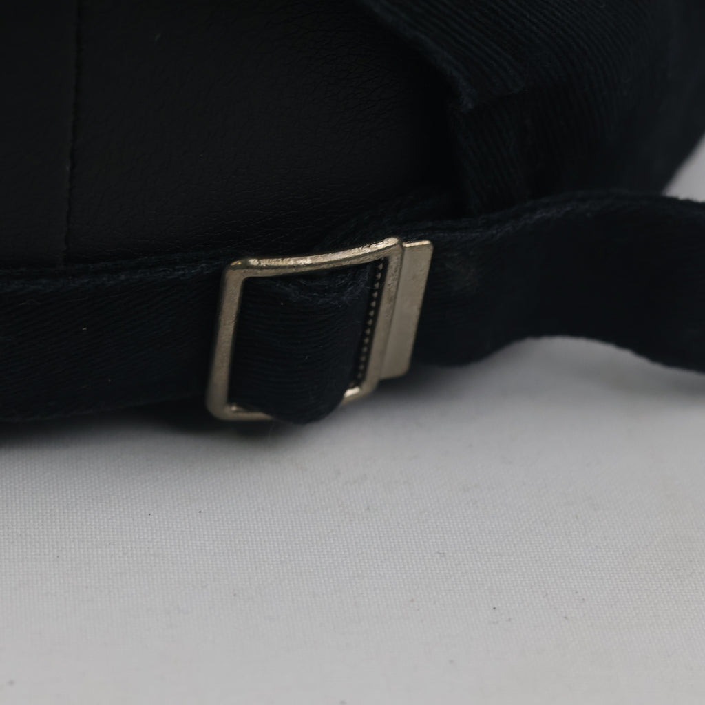 Thrifted Bross Cap & Tomato Black Minimalist Harmony Script Cap