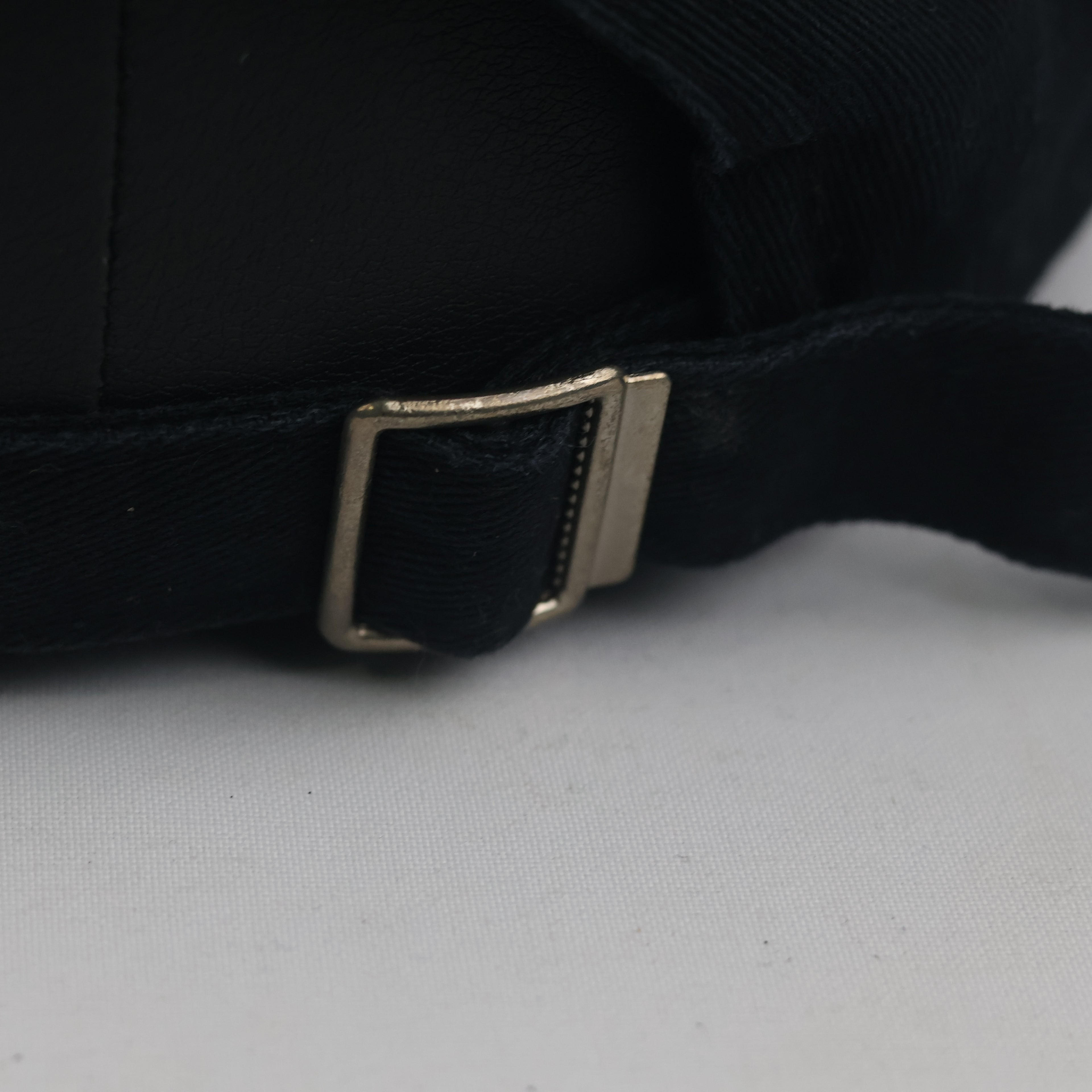 Thrifted Bross Cap & Tomato Black Minimalist Harmony Script Cap