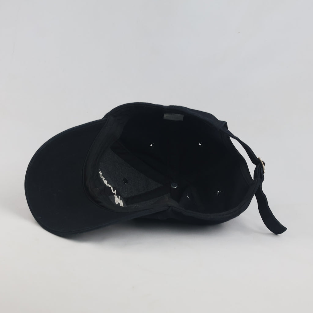 Thrifted Bross Cap & Tomato Black Minimalist Harmony Script Cap