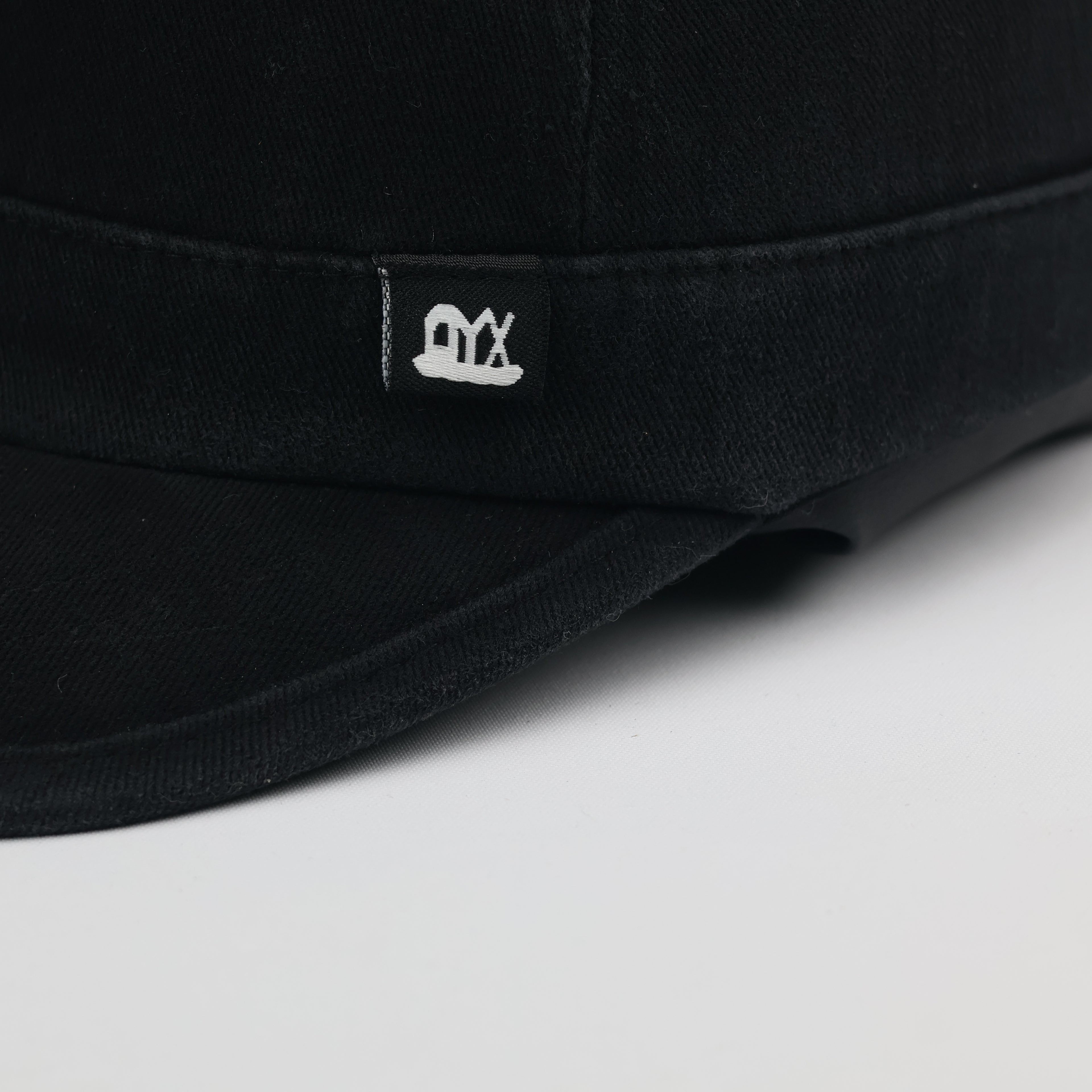 Minimalist Black Fisherman Cap - Short Visor Brimless Style Hat - Unisex