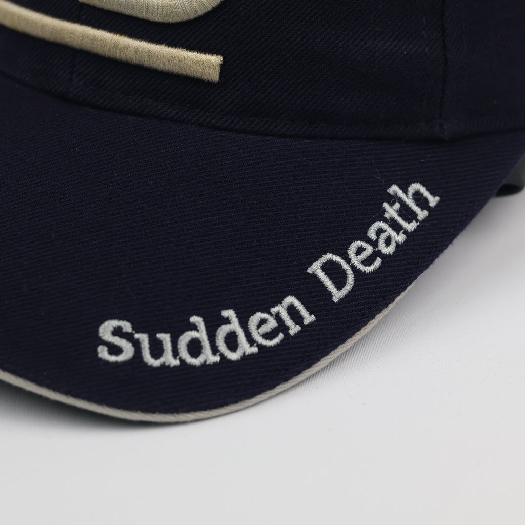 Sudden Death "SD" Navy Blue Vintage Embroidered Baseball Cap