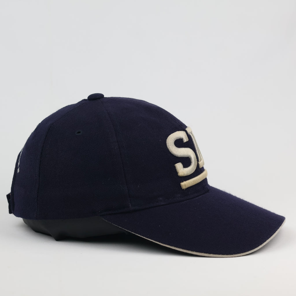 Sudden Death "SD" Navy Blue Vintage Embroidered Baseball Cap
