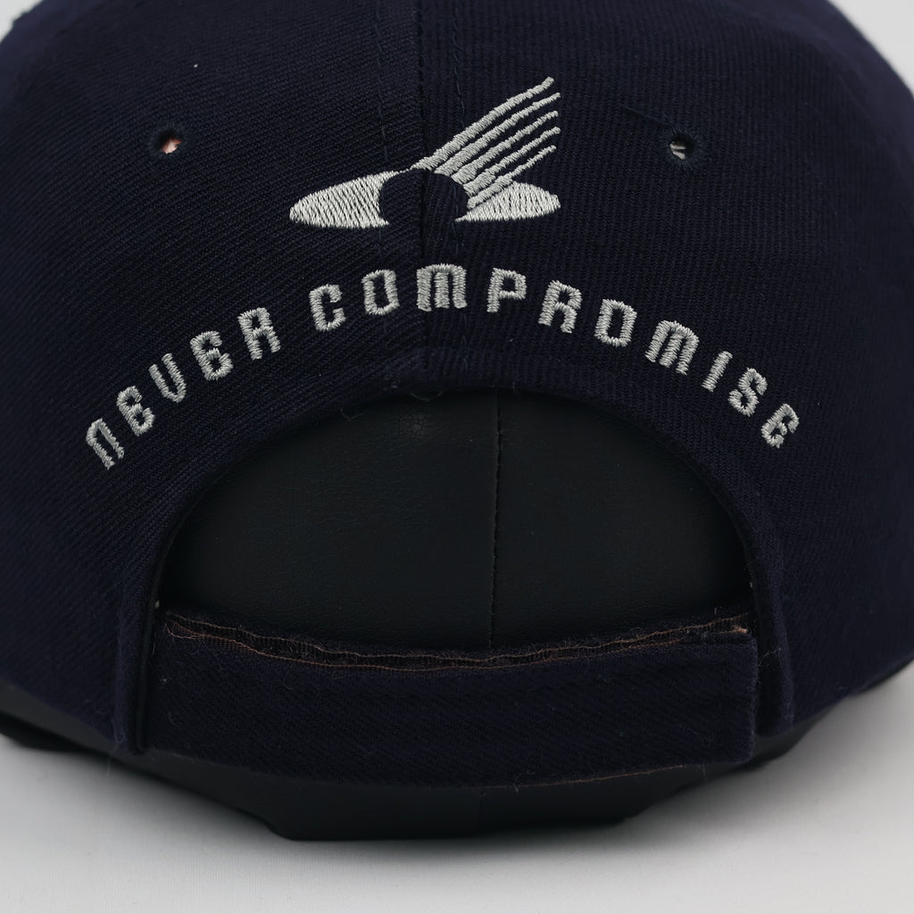 Sudden Death "SD" Navy Blue Vintage Embroidered Baseball Cap