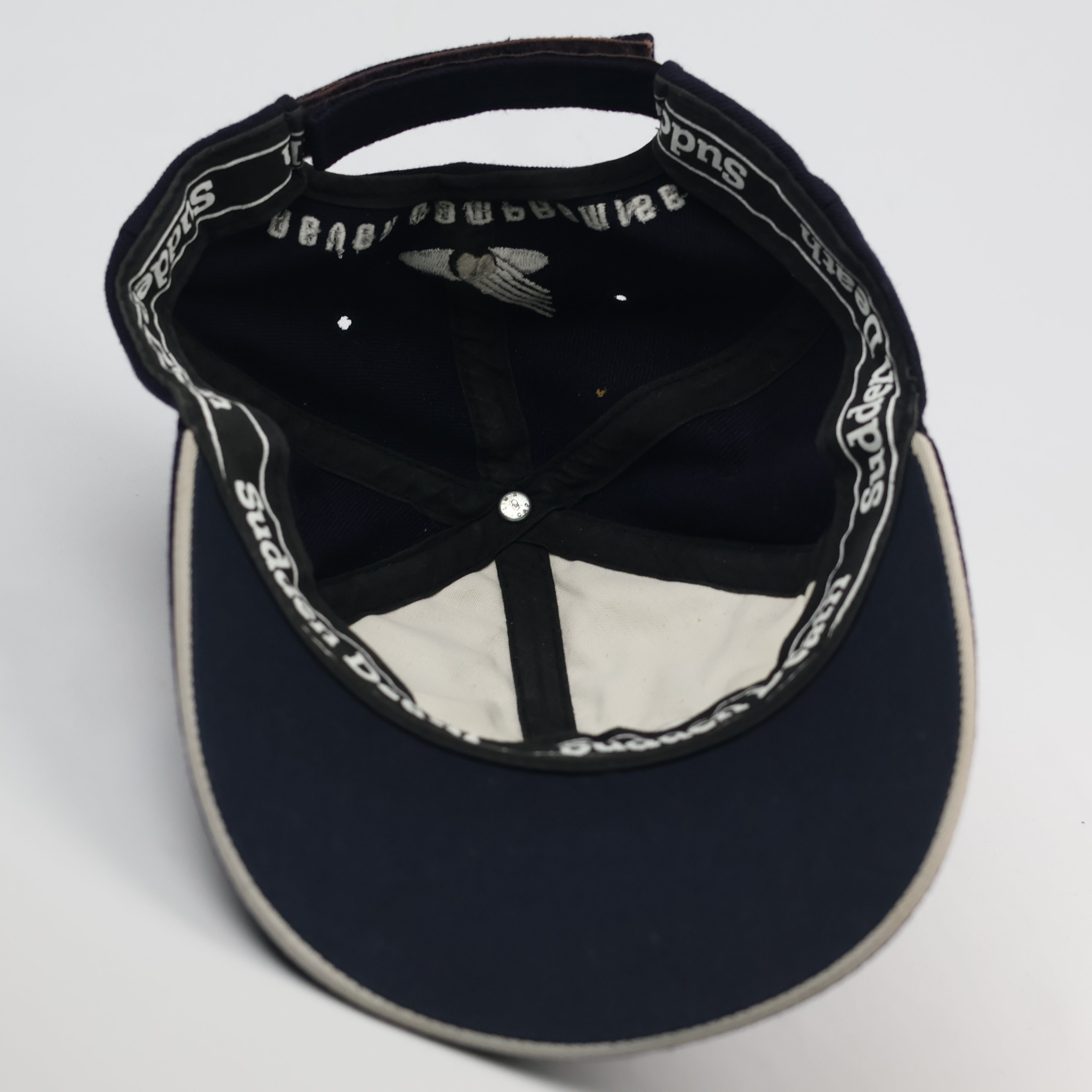 Sudden Death "SD" Navy Blue Vintage Embroidered Baseball Cap