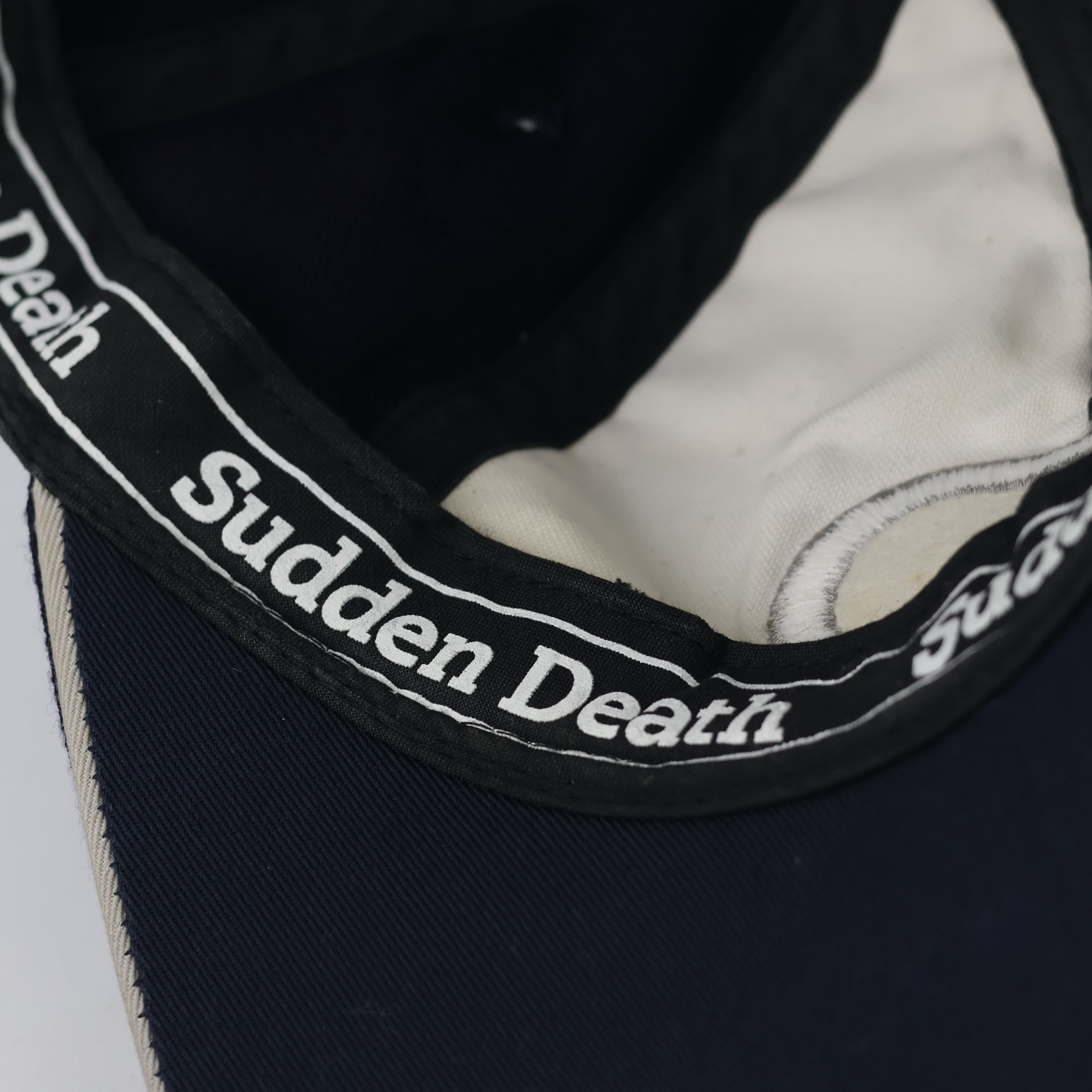 Sudden Death "SD" Navy Blue Vintage Embroidered Baseball Cap