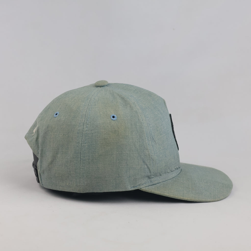 Thrifted Undercontrol Headwear M.F.G. Light Blue Flat Brim Cap