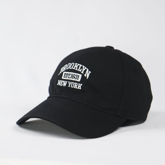 Brooklyn New York Collegiate Dad Hat - Black