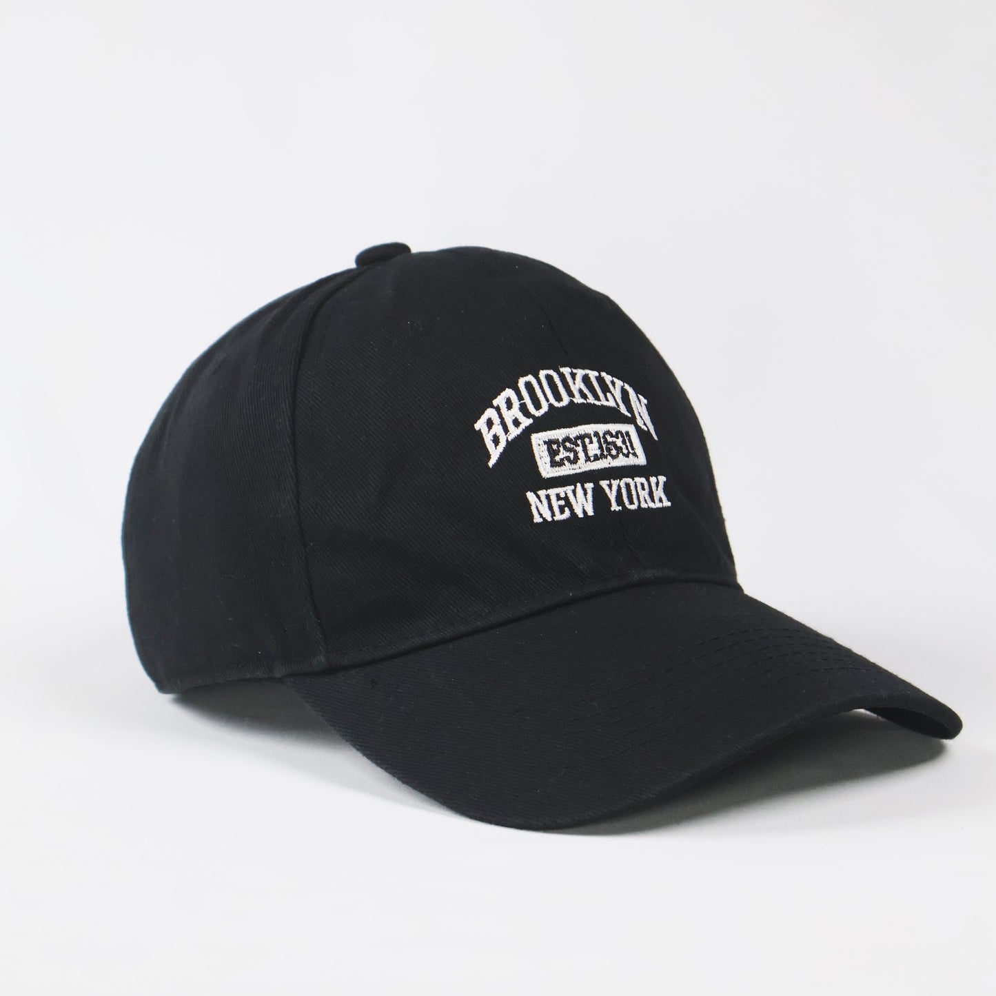 Brooklyn New York Collegiate Dad Hat - Black