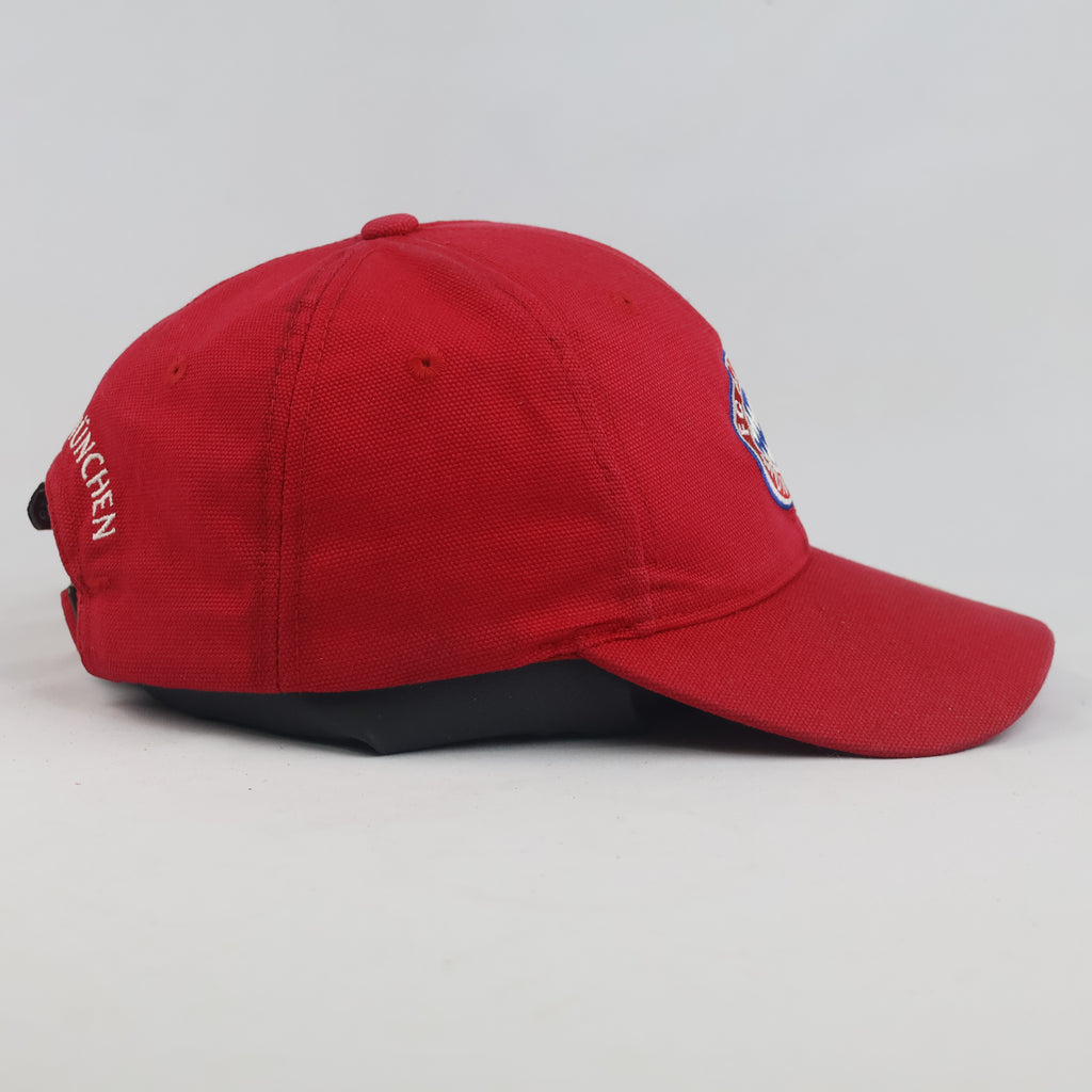 Thrifted Adidas FC Bayern München Red Strapback Cap (57-59 cm)