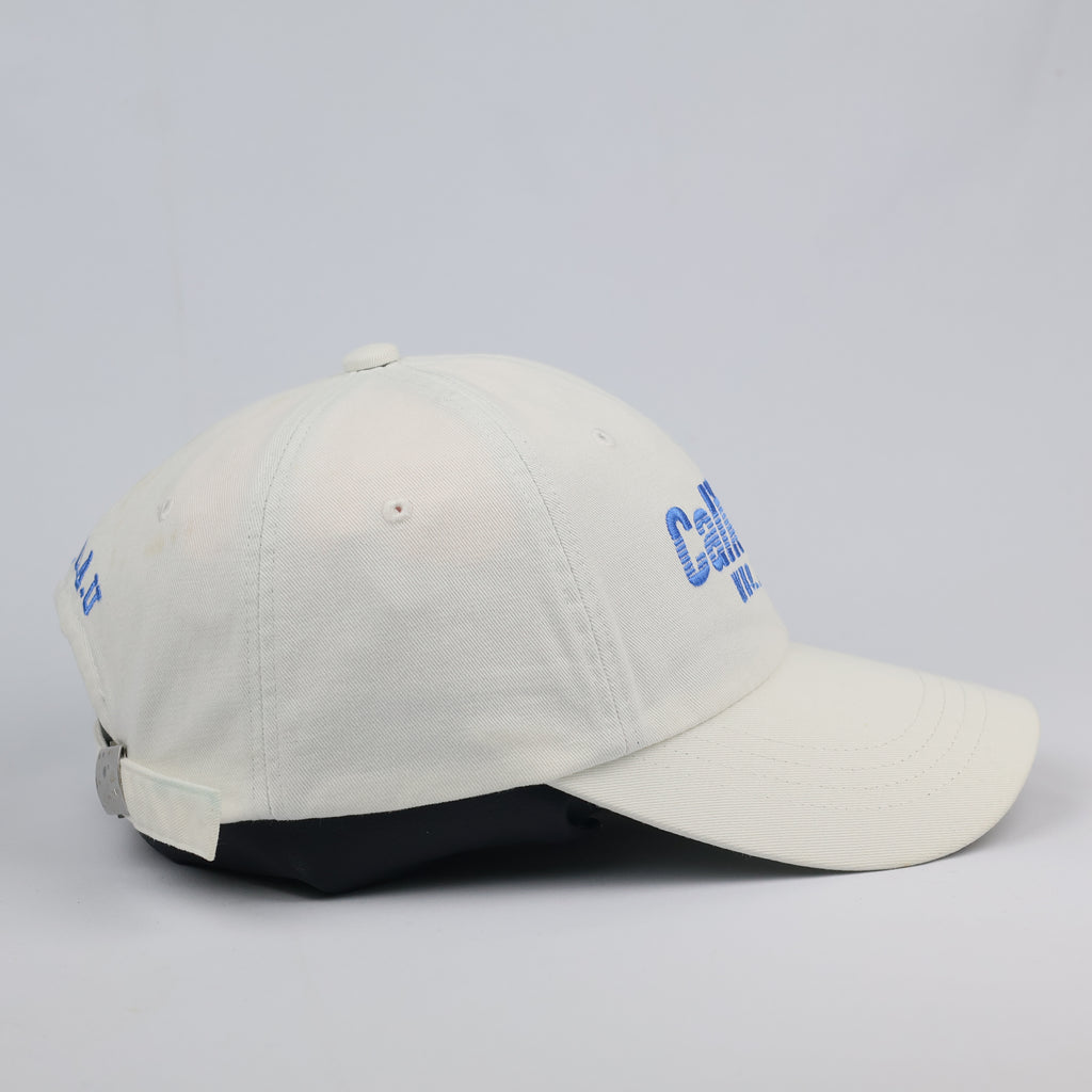 WHO.A.U California 1849 Vintage Cream Baseball Cap