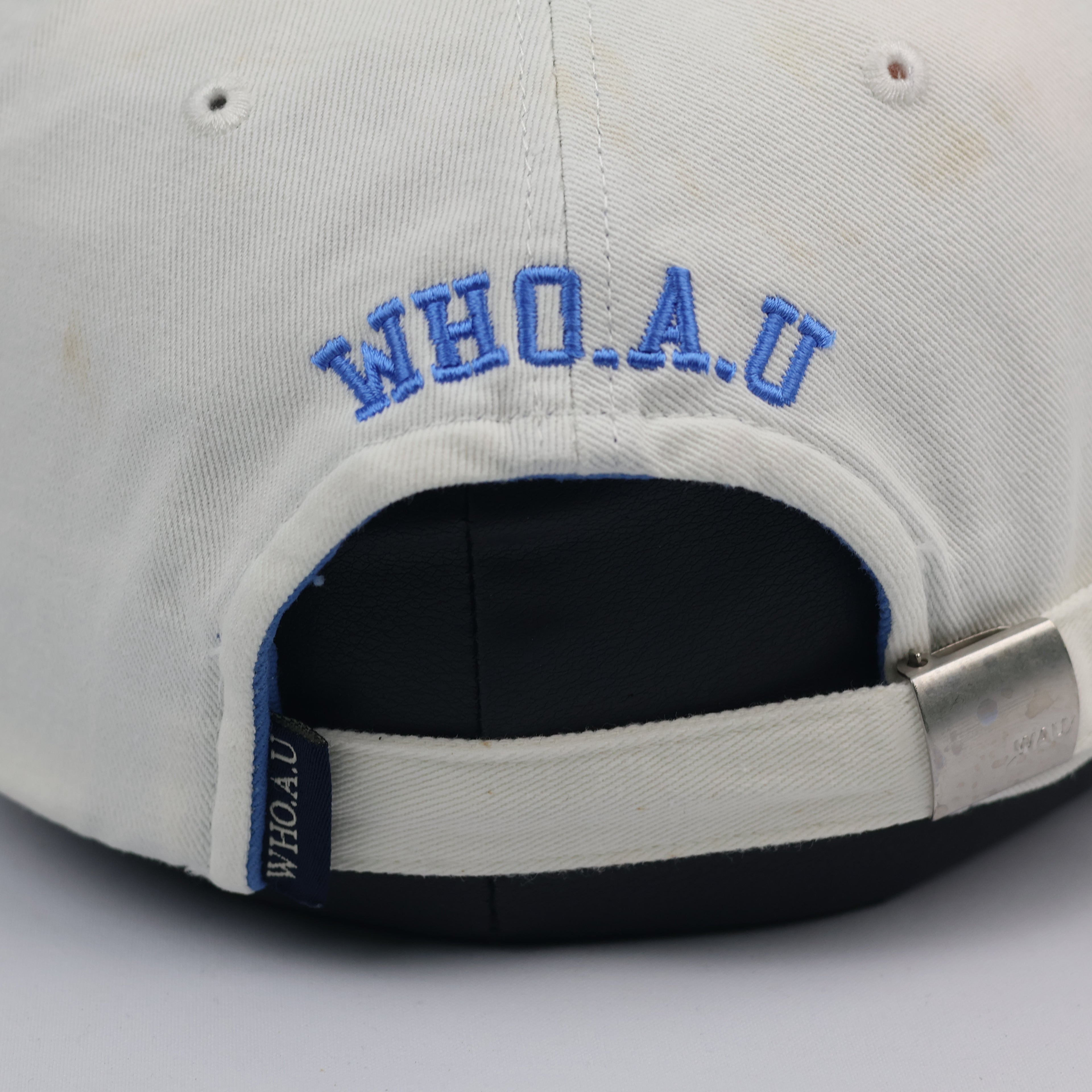WHO.A.U California 1849 Vintage Cream Baseball Cap