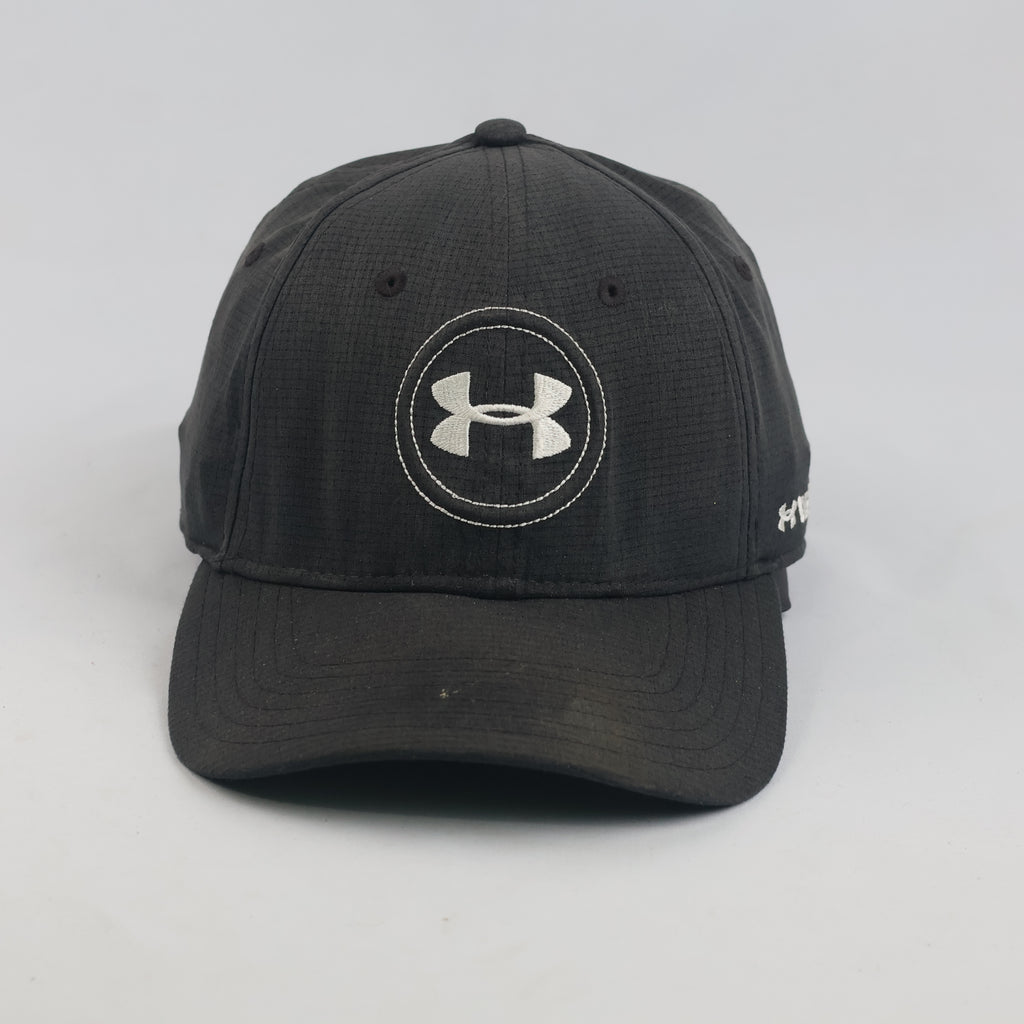 Thrifted Under Armour Black Circular Logo Golf Fitted Cap (58-59 cm)