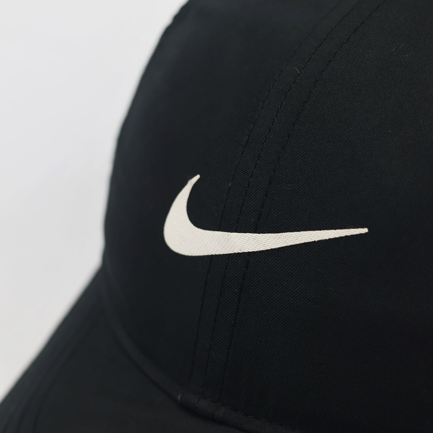 Nike Dri-FIT Featherlight Performance Running Thrifted Cap - All Black Thrifted