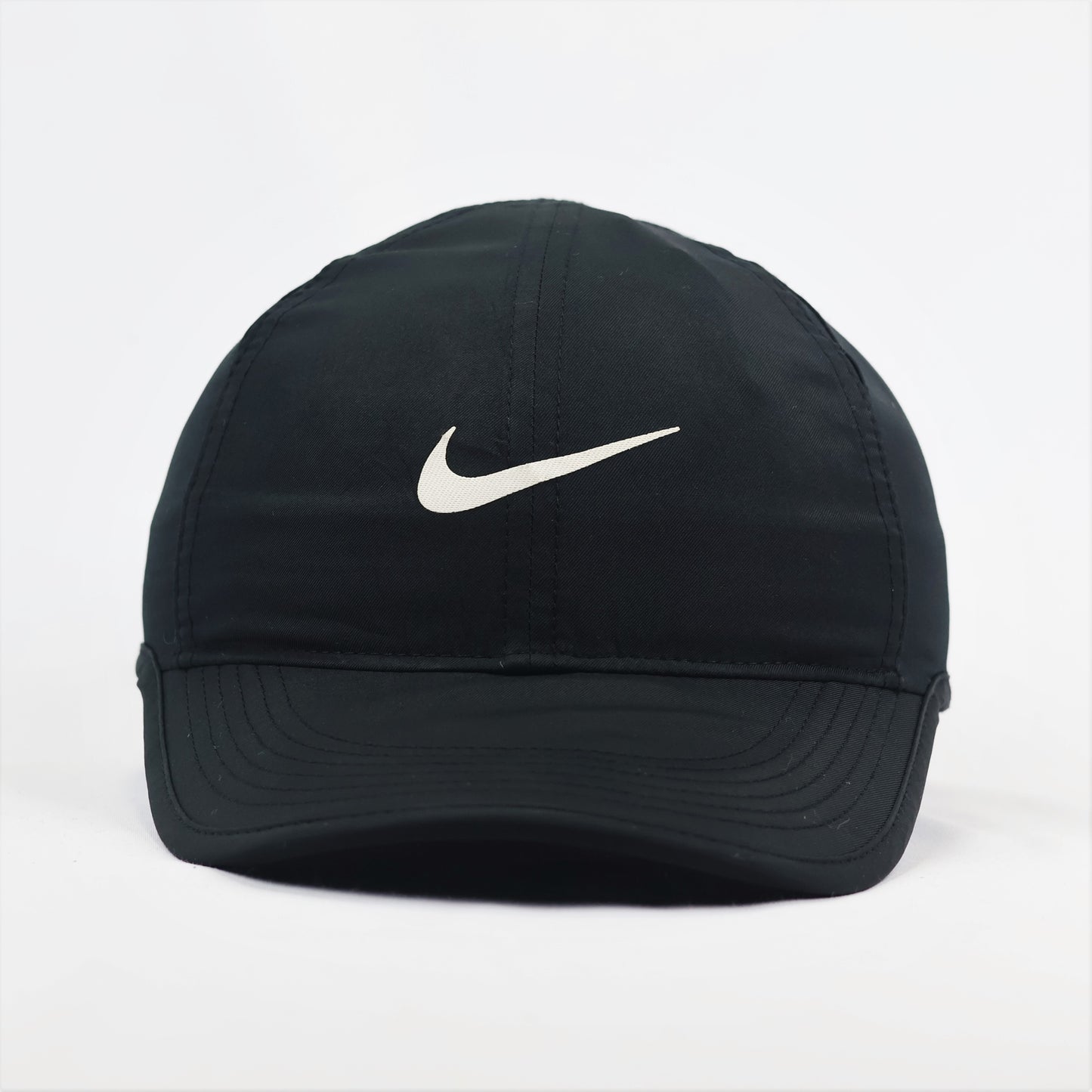 Nike Dri-FIT Featherlight Performance Running Thrifted Cap - All Black Thrifted