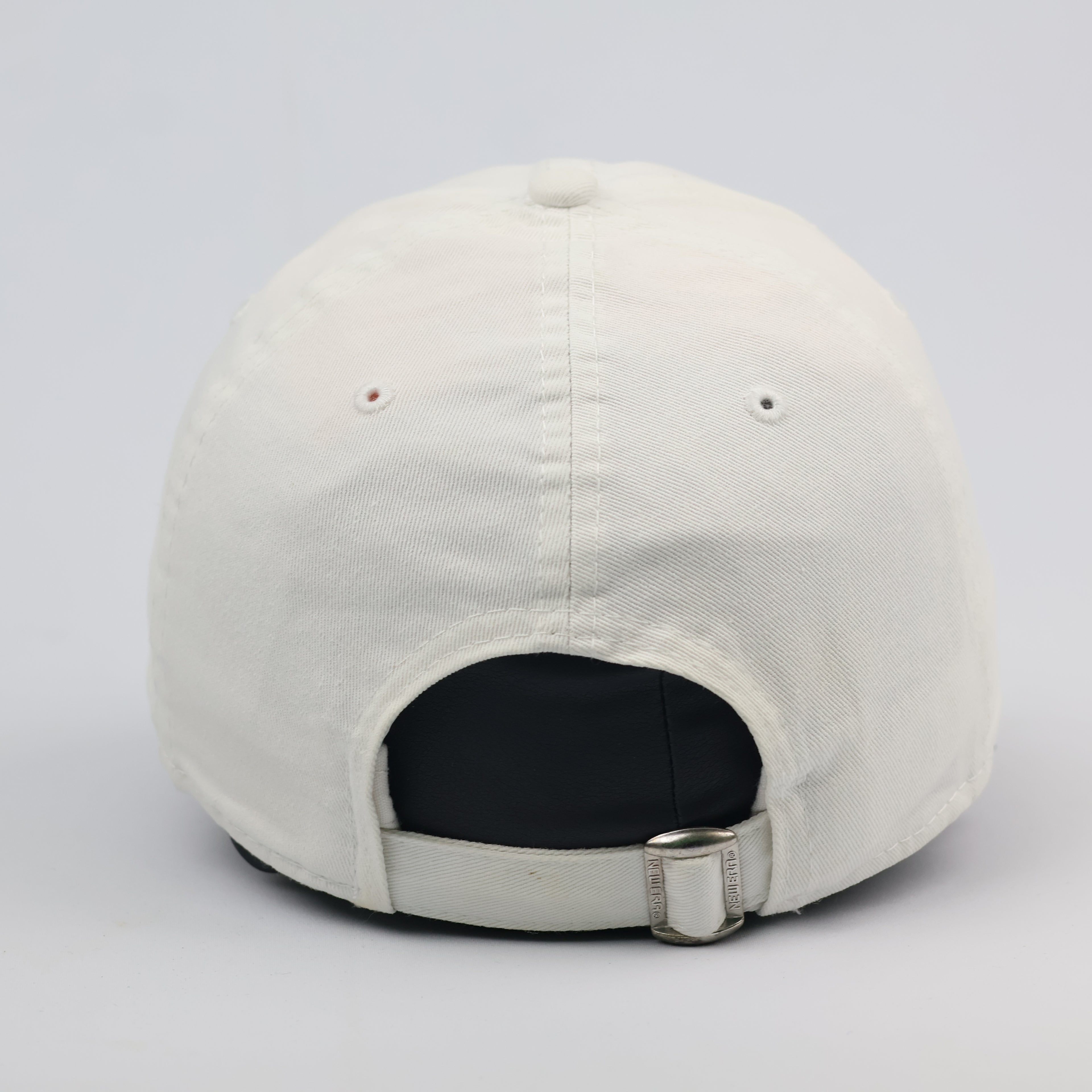 New Era 9FORTY Cream Basketball Hoop Embroidered Baseball Thrifted Cap