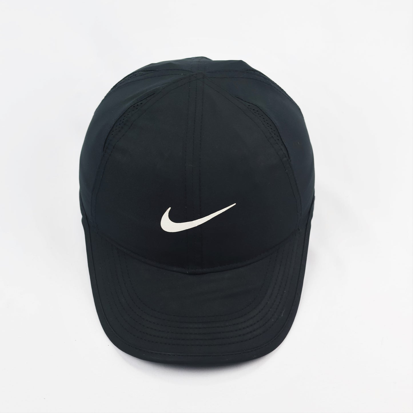 Nike Dri-FIT Featherlight Performance Running Thrifted Cap - All Black Thrifted