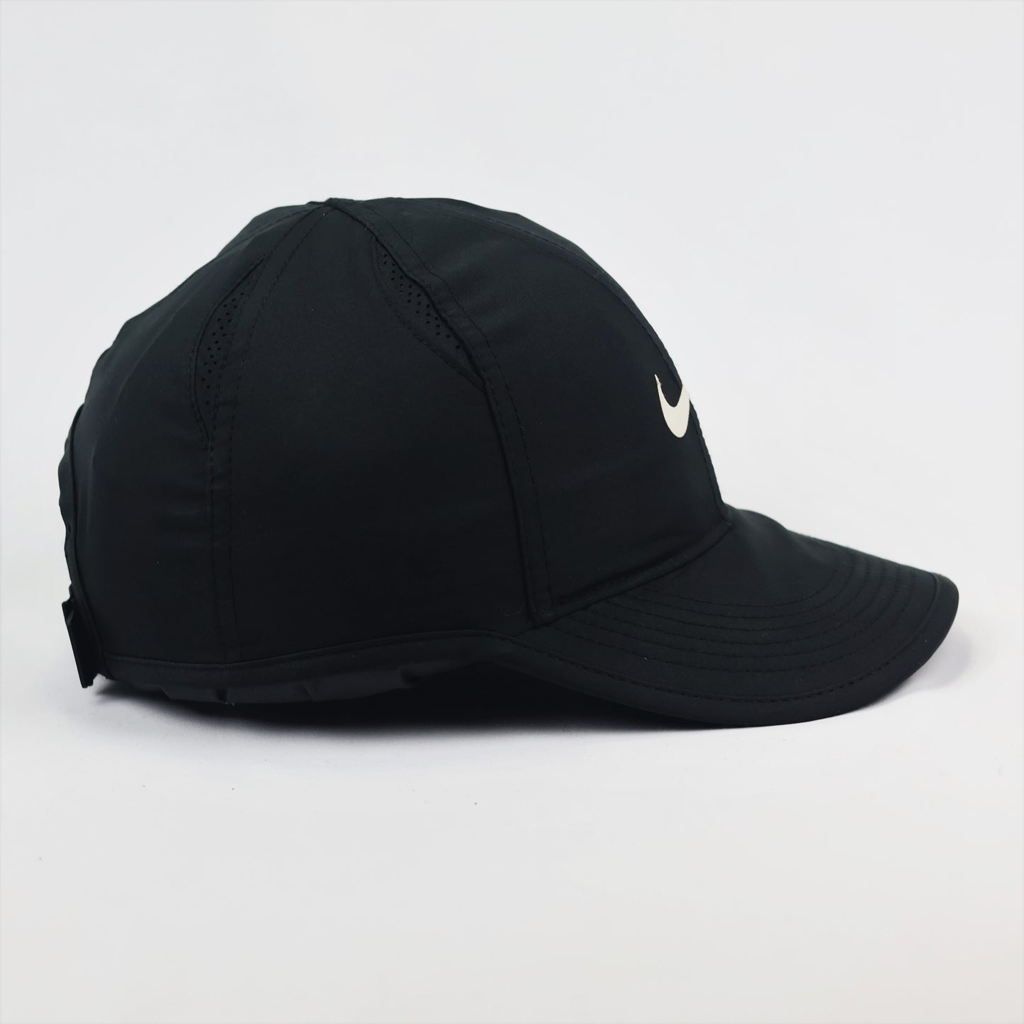 Nike Dri-FIT Featherlight Performance Running Thrifted Cap - All Black Thrifted