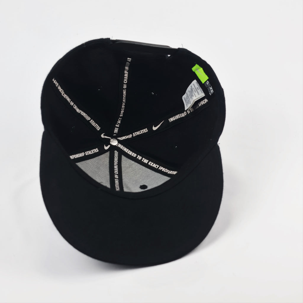 Nike Sportswear Snapback Thrifted Cap- Classic Black & White