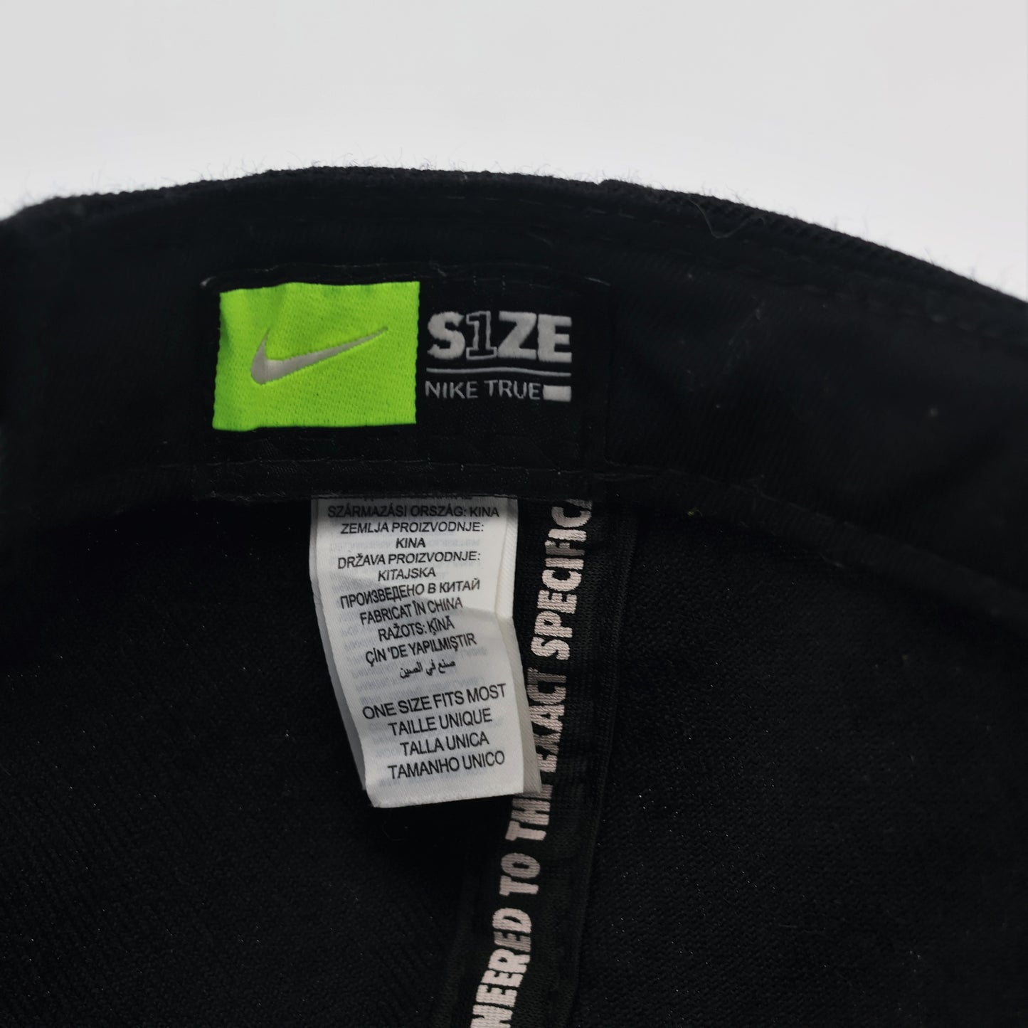 Nike Sportswear Snapback Thrifted Cap- Classic Black & White