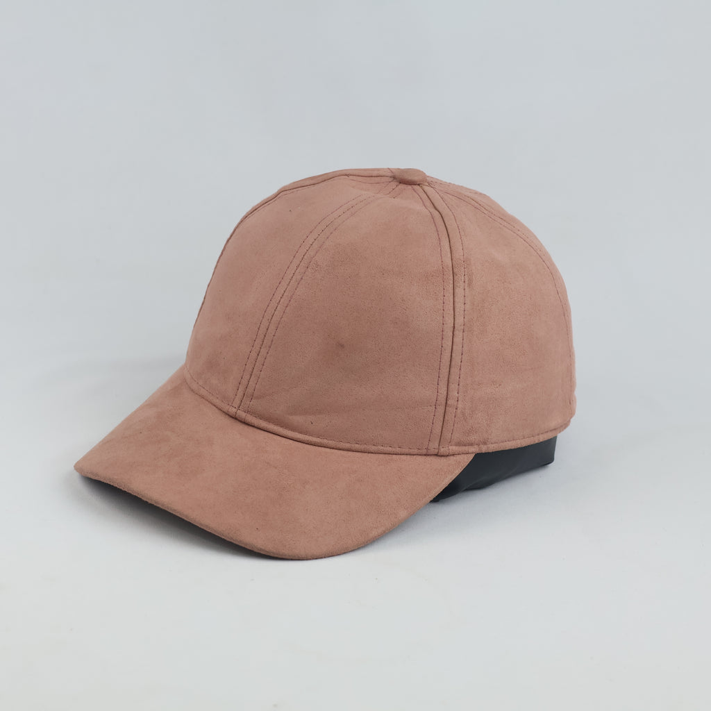 Thrifted H&M Dusty Rose Suede-Feel Minimalist Cap (56 cm)