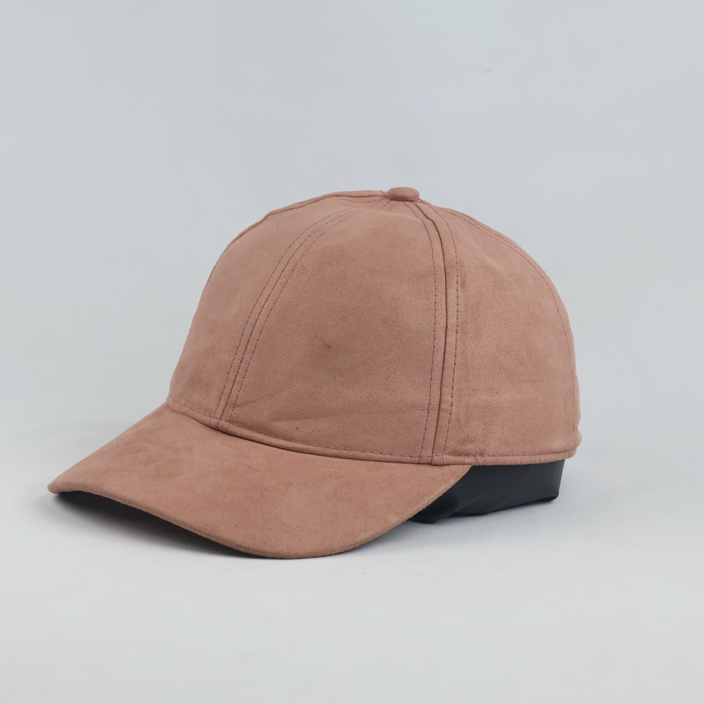 Thrifted H&M Dusty Rose Suede-Feel Minimalist Cap (56 cm)
