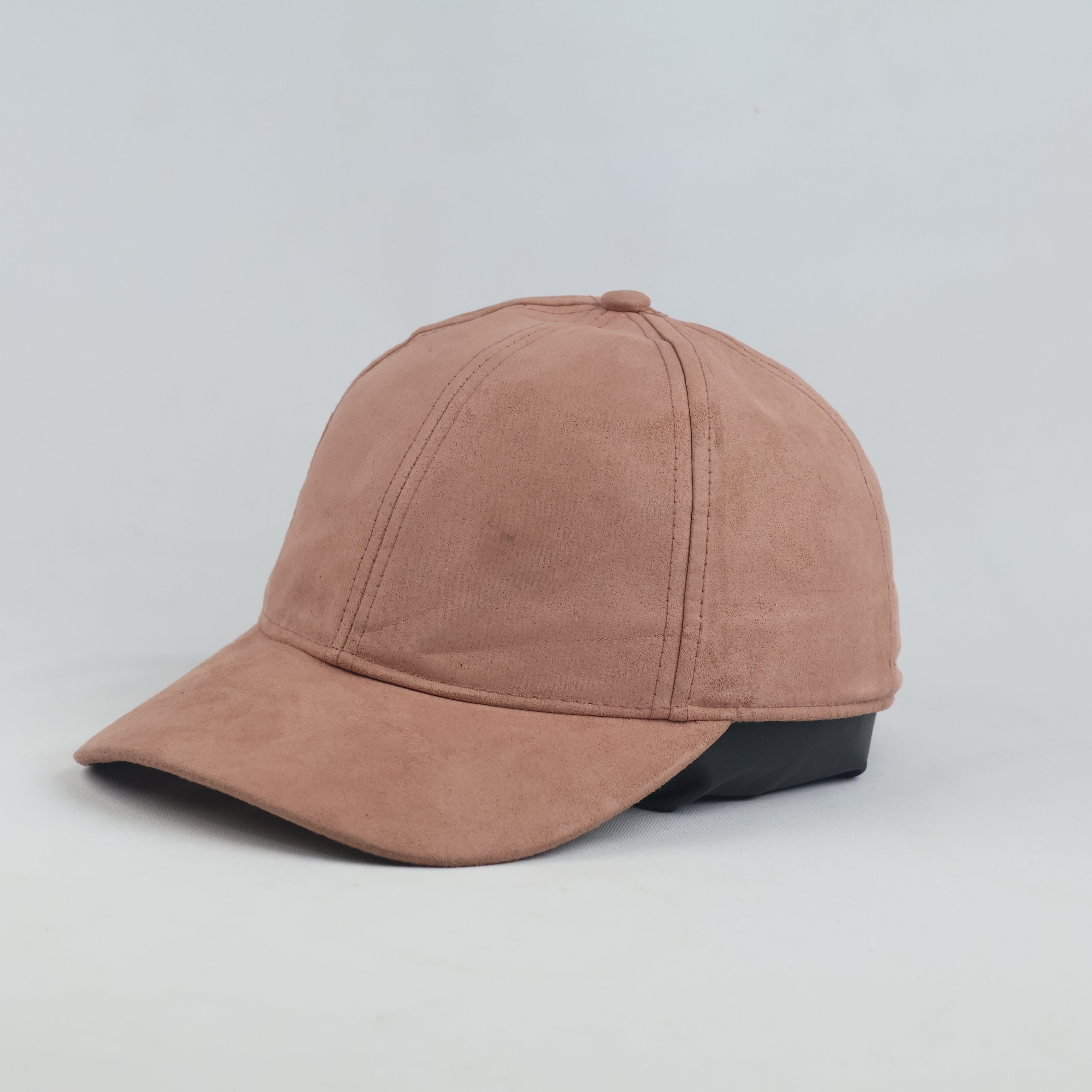 Thrifted H&M Dusty Rose Suede-Feel Minimalist Cap (56 cm)