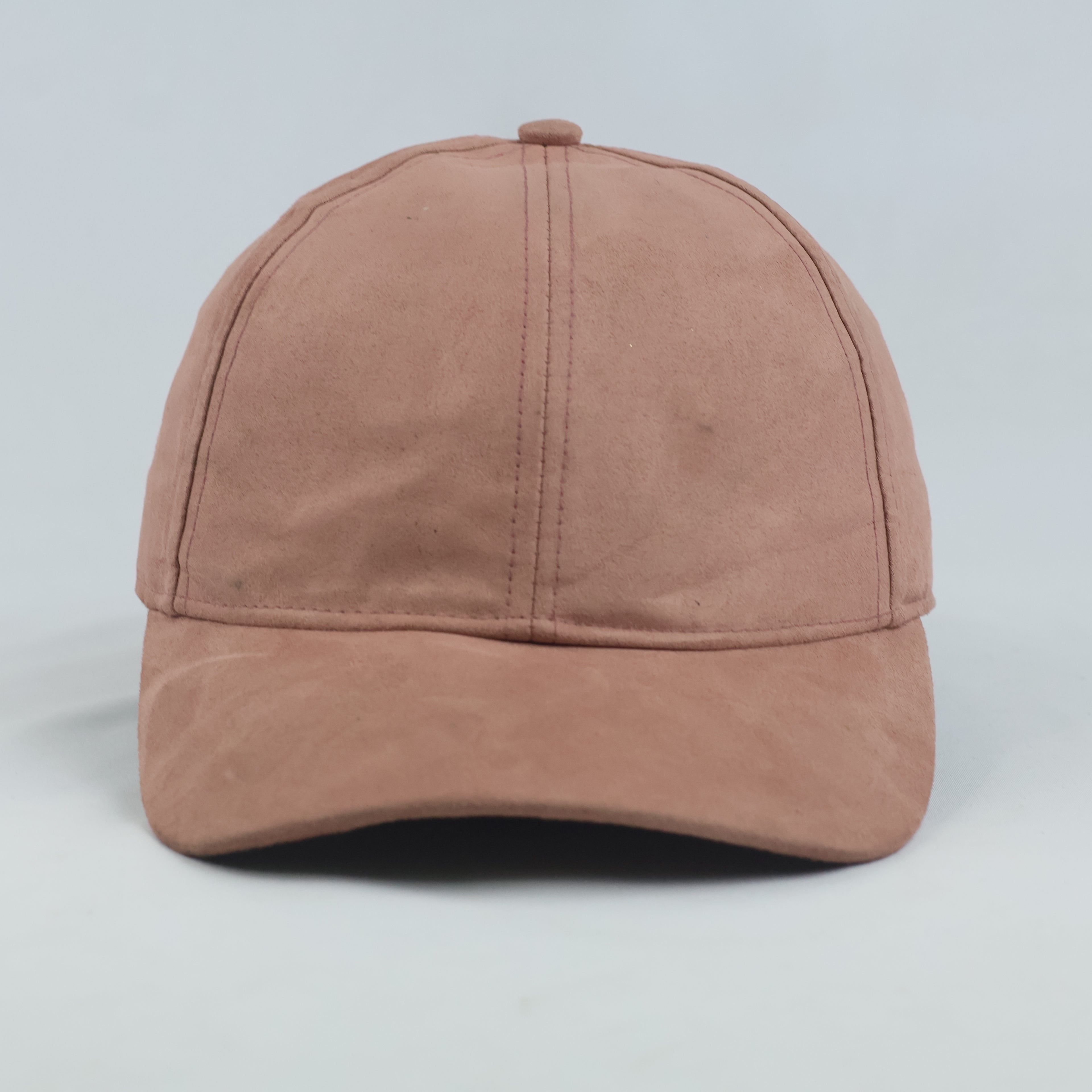 Thrifted H&M Dusty Rose Suede-Feel Minimalist Cap (56 cm)
