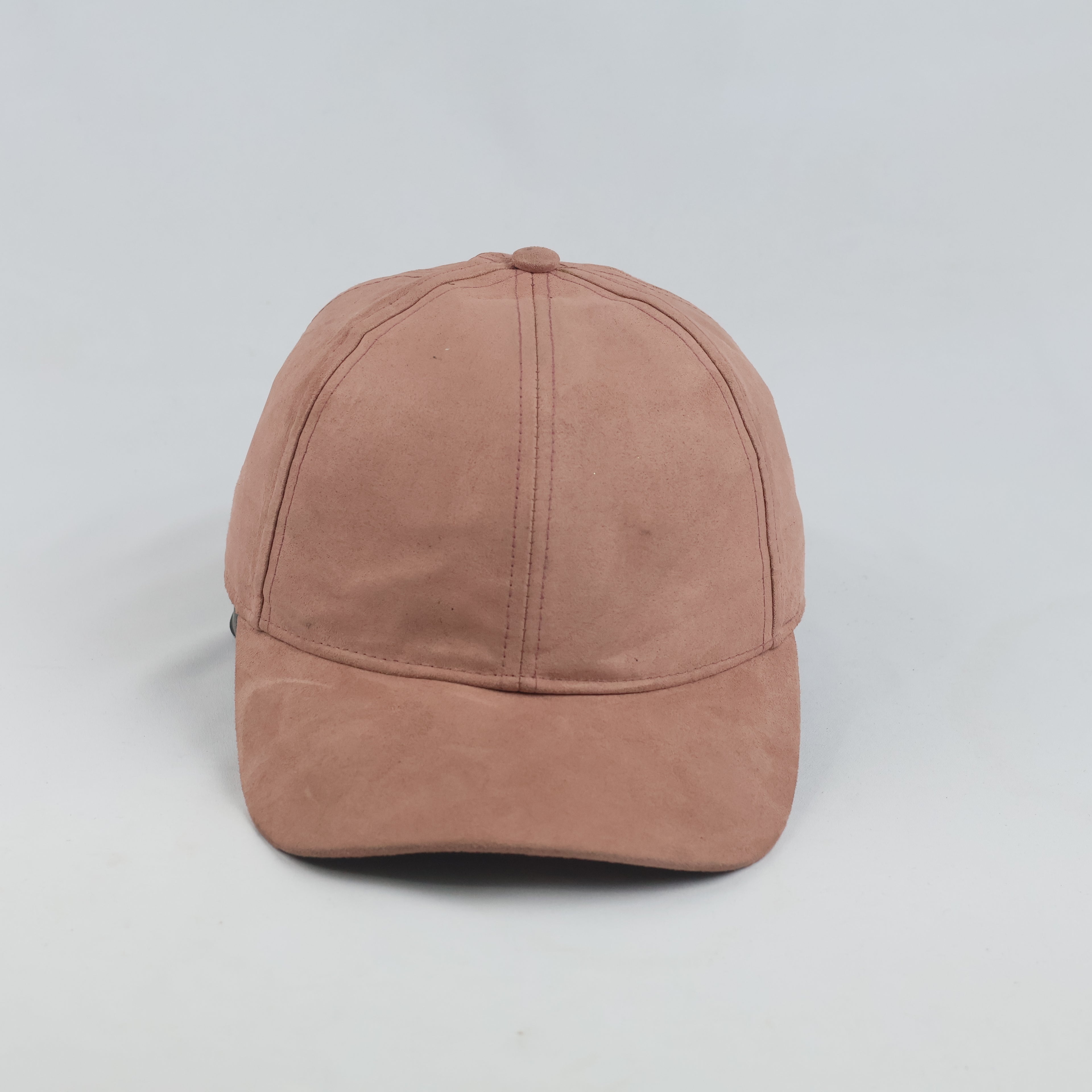Thrifted H&M Dusty Rose Suede-Feel Minimalist Cap (56 cm)