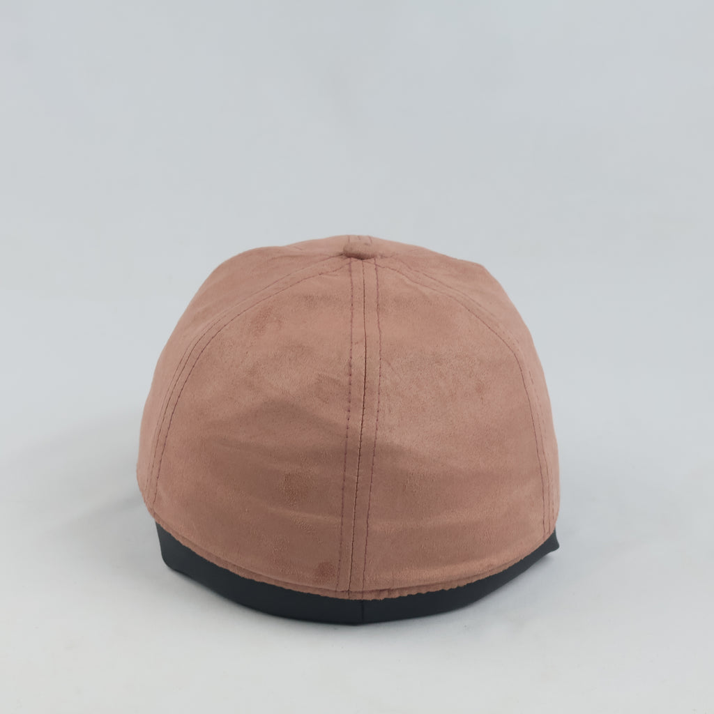 Thrifted H&M Dusty Rose Suede-Feel Minimalist Cap (56 cm)
