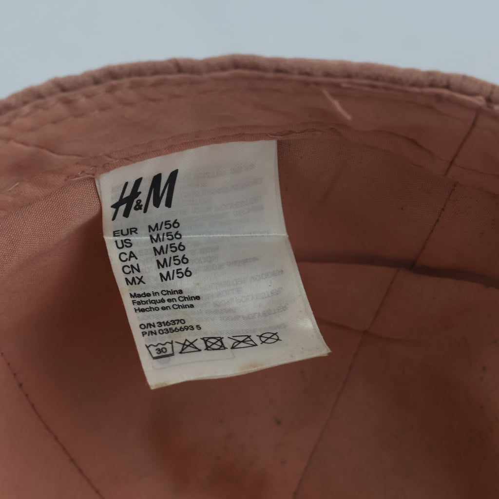 Thrifted H&M Dusty Rose Suede-Feel Minimalist Cap (56 cm)