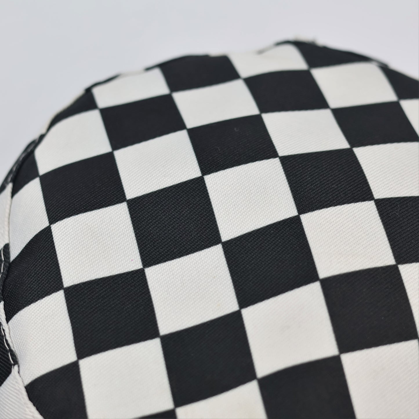 2-in-1 Monochrome Checkerboard & Butterfly Print Bucket Thrifted  Hat - Unisex