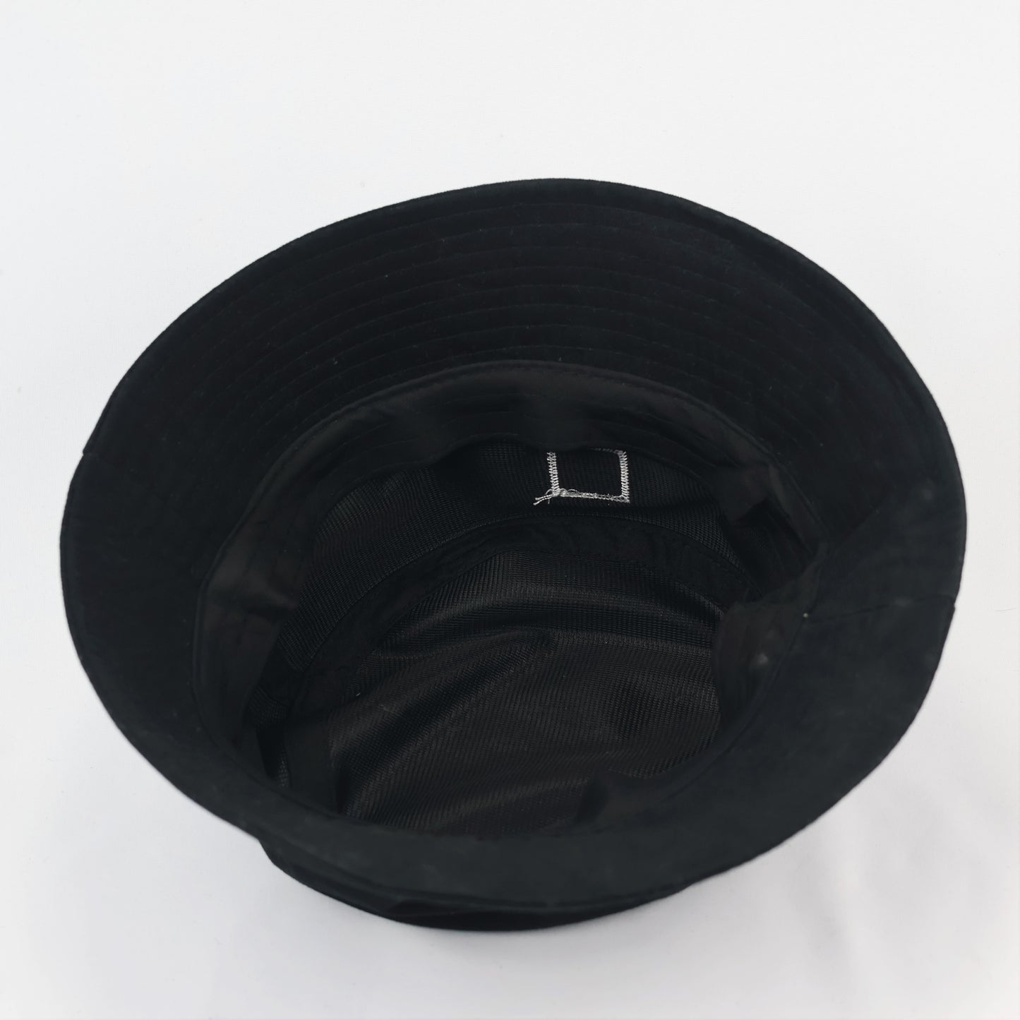 Classic Black Cotton Bucket Thrifted Hat - Minimalist Streetwear Sun Hat