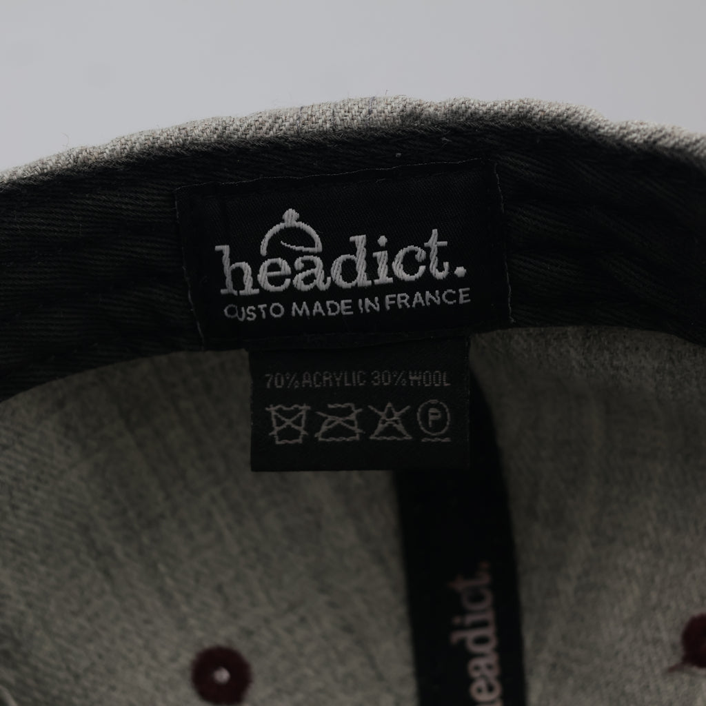 Thrifted Headict Wool Blend Two-Tone Thrifted Snapback | 56-58cm