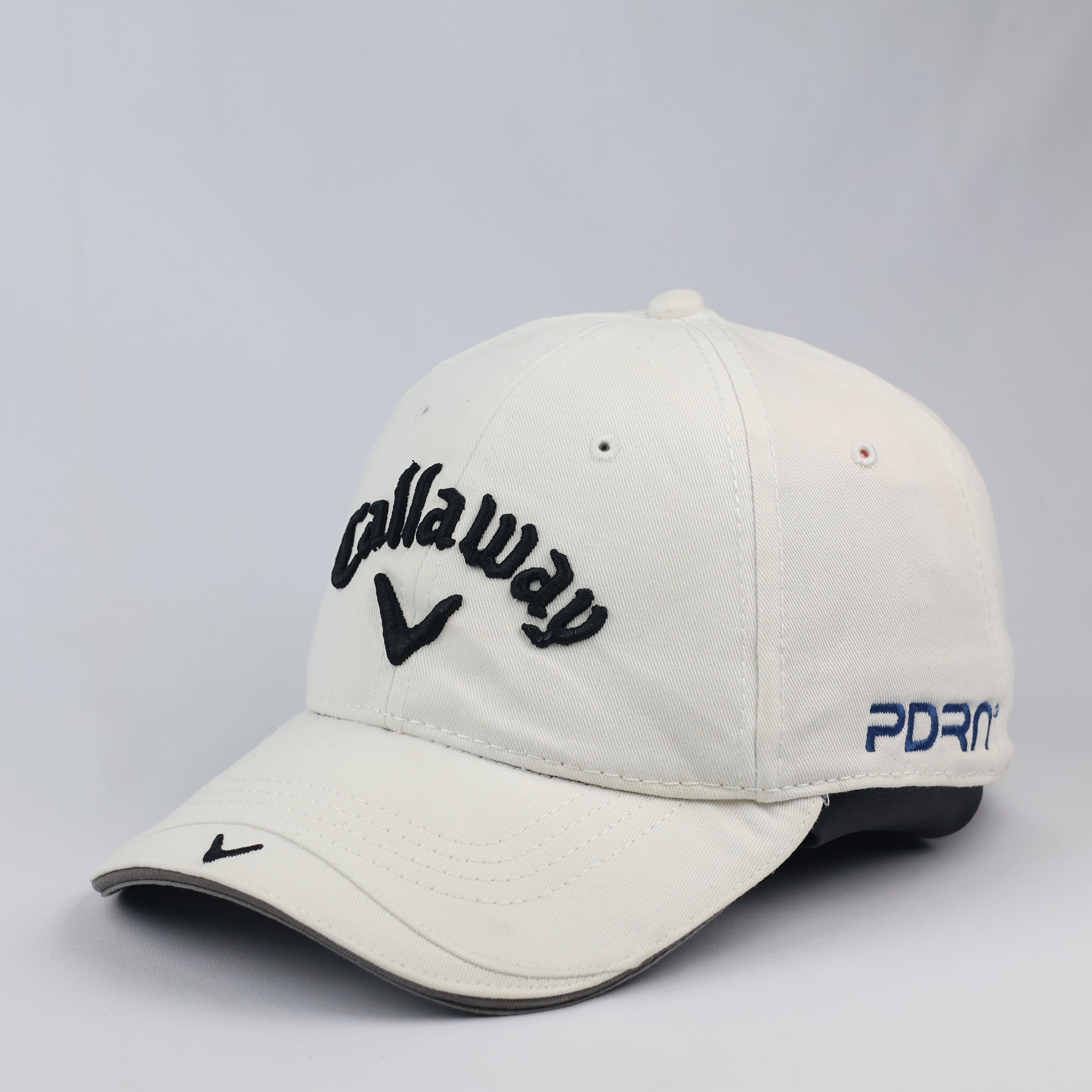 Callaway Speed Regime (SR) Golf Thrifted Cap - Cream White Adjustable Hat - Size 56-59cm