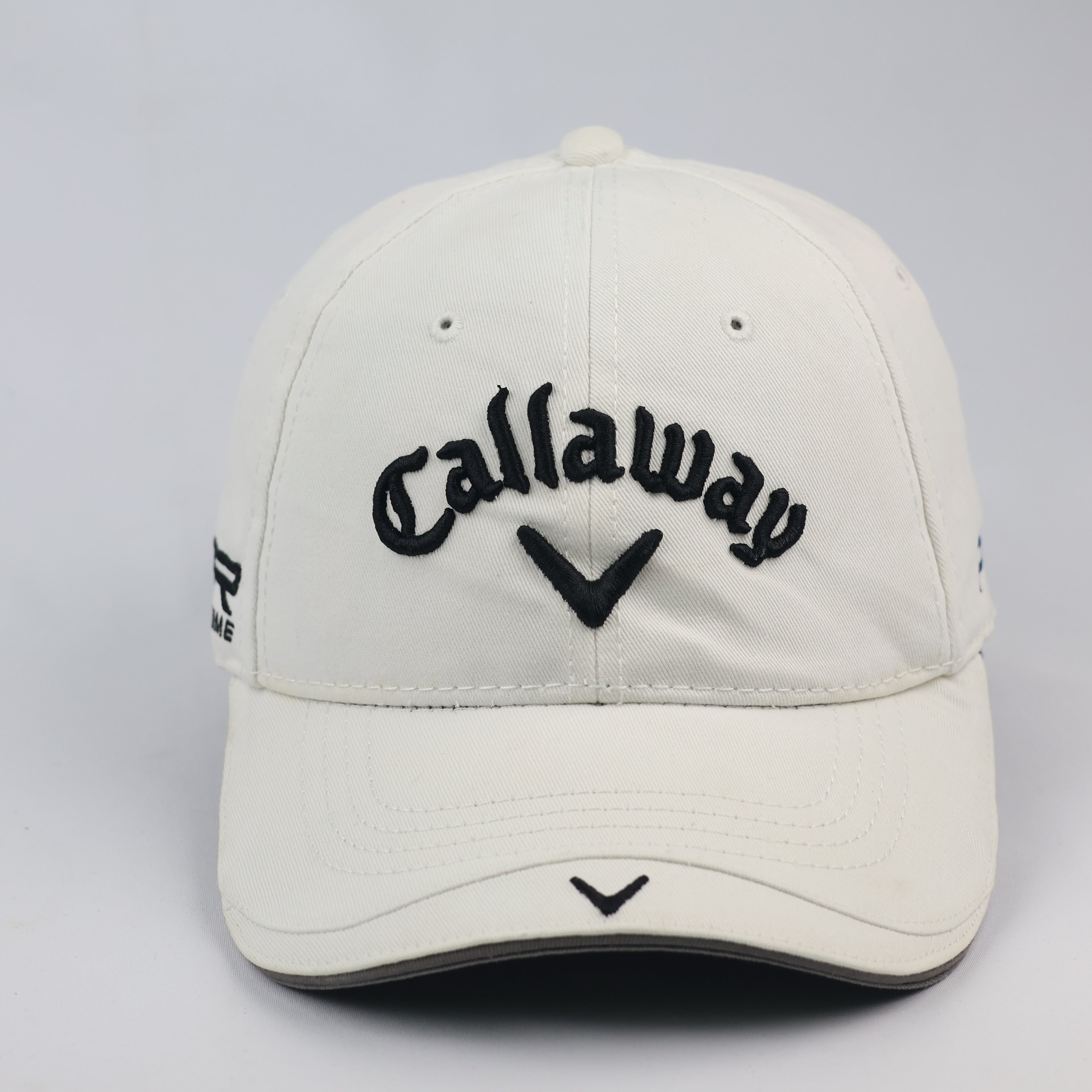 Callaway Speed Regime (SR) Golf Thrifted Cap - Cream White Adjustable Hat - Size 56-59cm